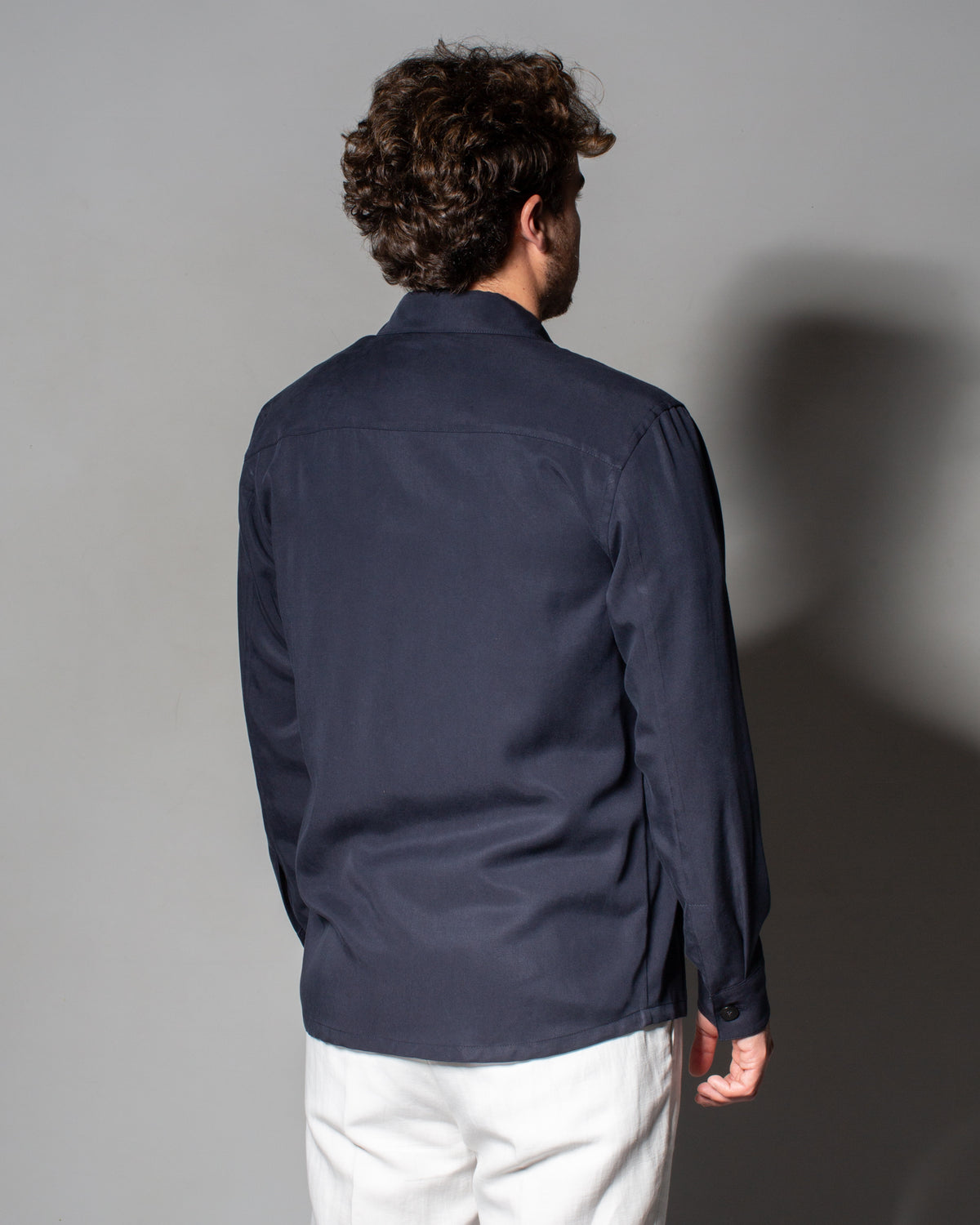 CANALI - Overshirt in lyocell | macciocu.com