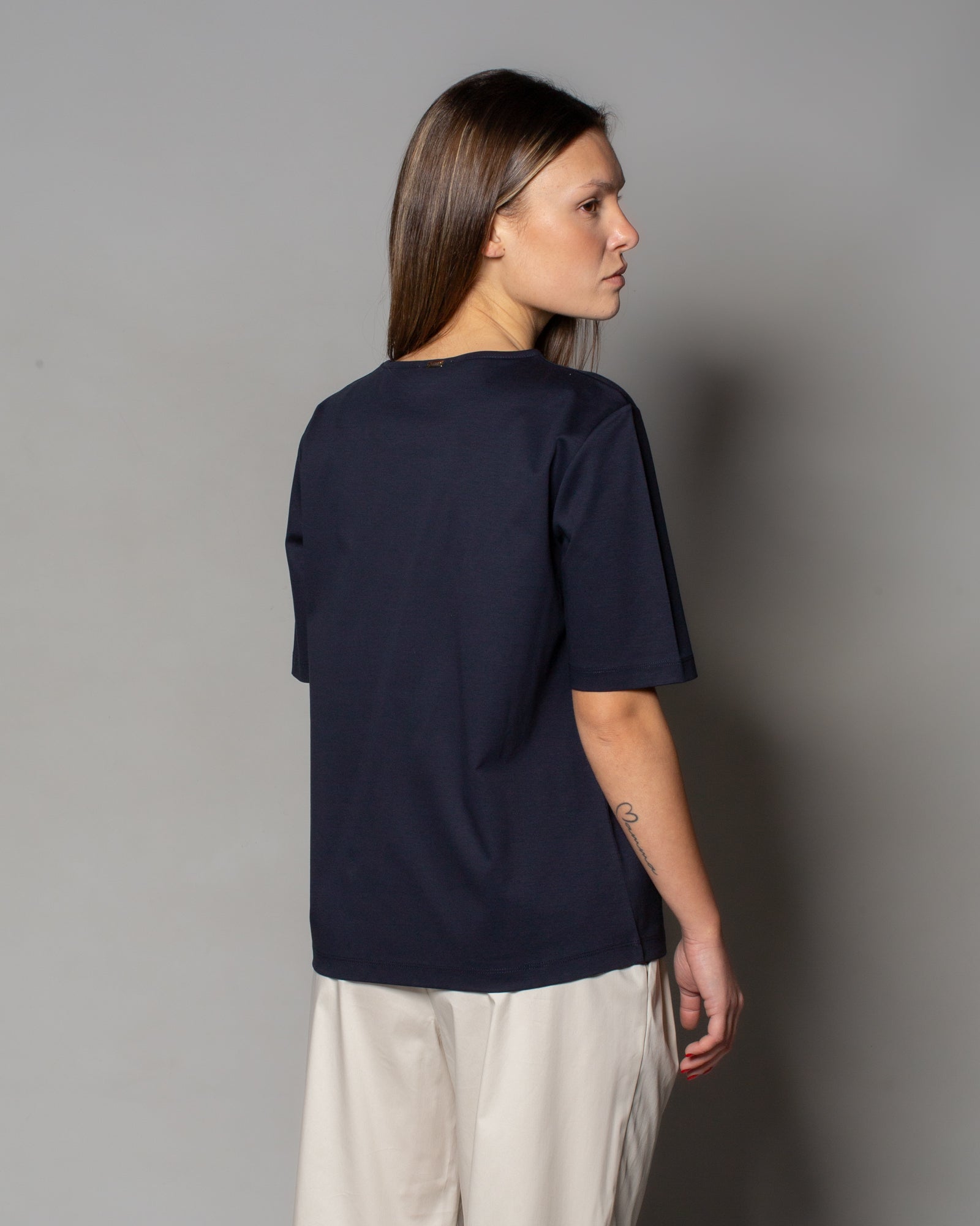 HERNO - T-Shirt in jersey con spacchetti | macciocu.com