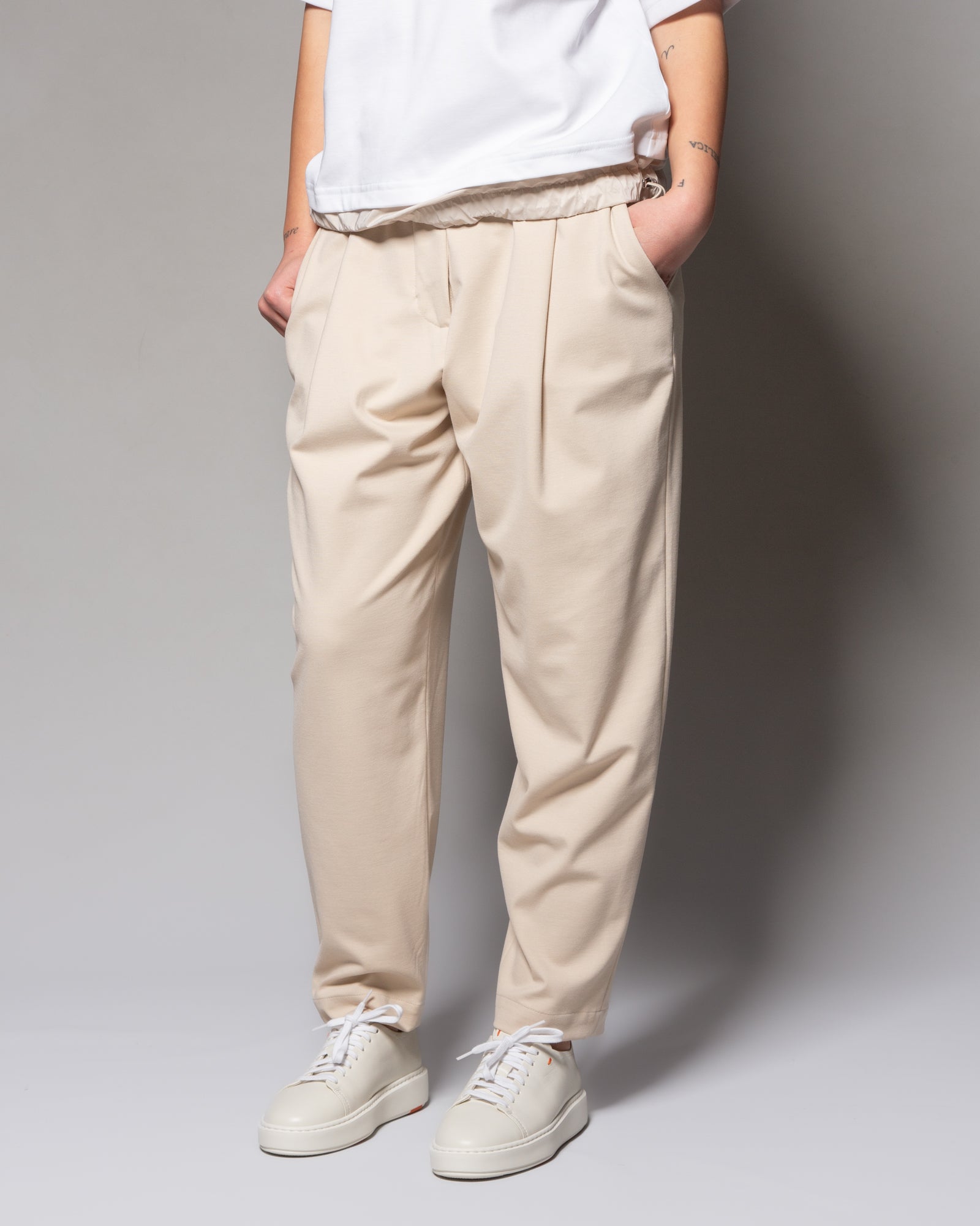 MOORER - Pantaloni Ceylan con pinces | macciocu.com