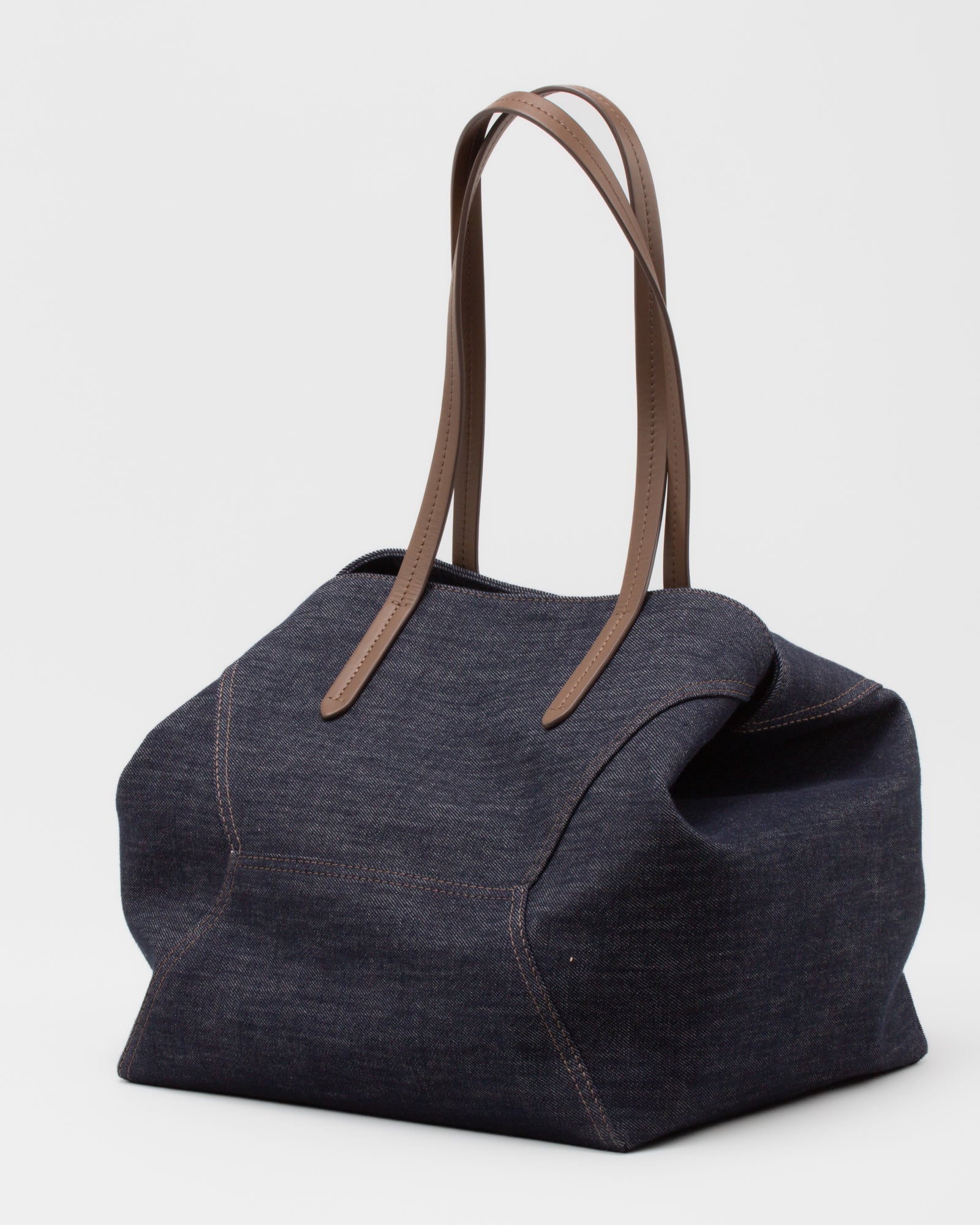BRUNELLO CUCINELLI - Borsa BC Duo in denim | macciocu.com