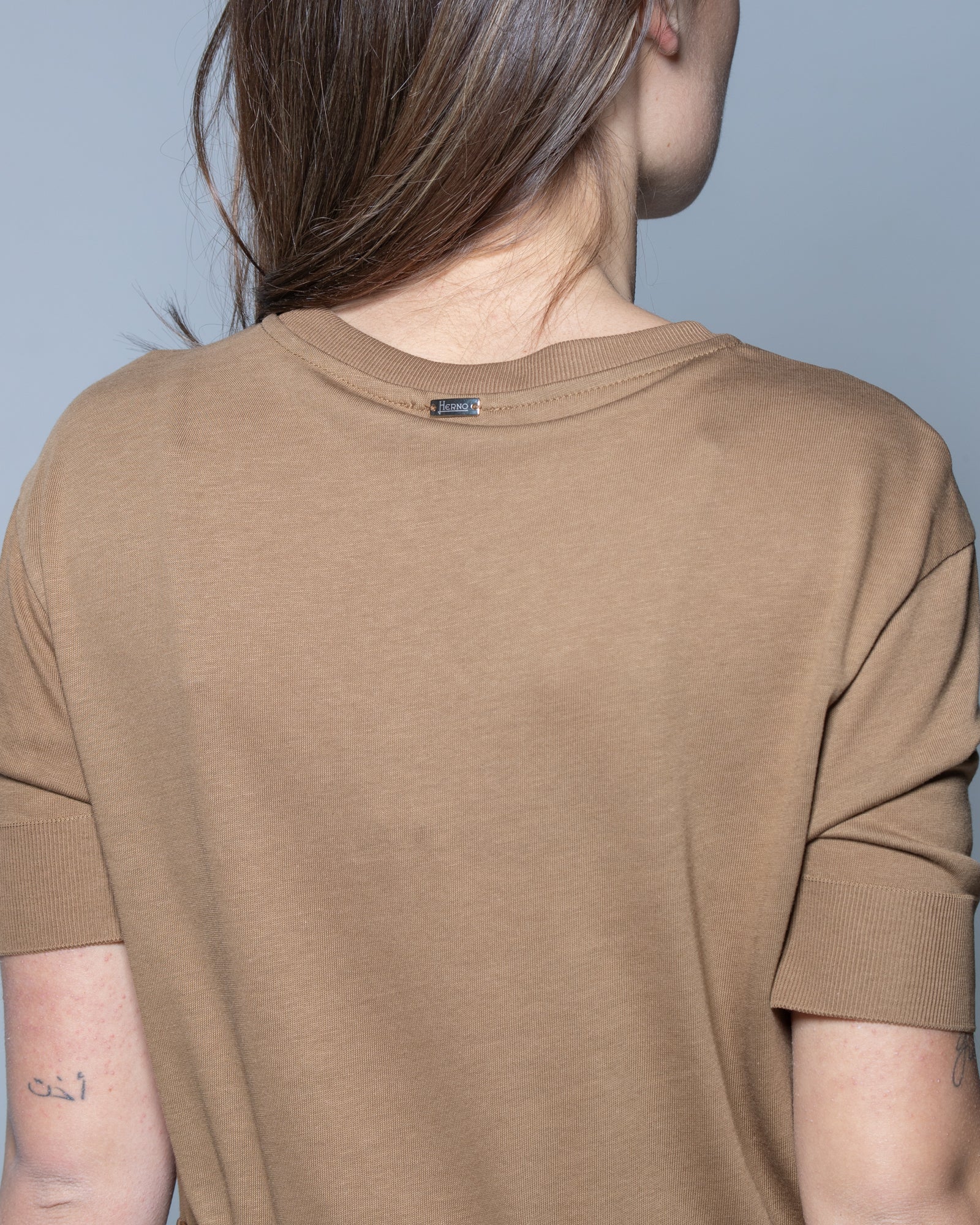 HERNO - Abito in cotone e taffetà | macciocu.com