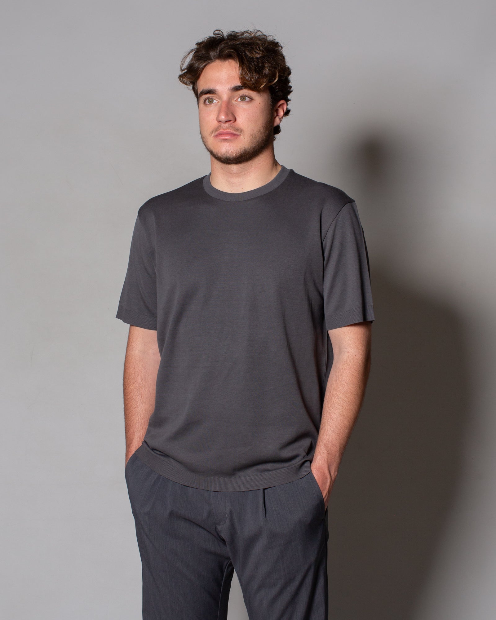 HERNO - T-Shirt in maglia | macciocu.com