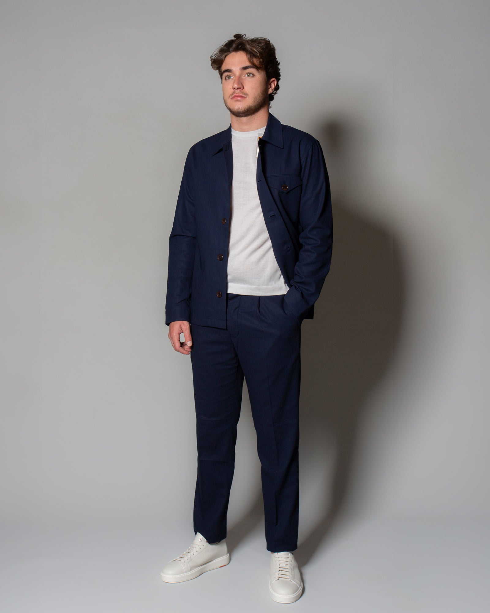 HINDUSTRIE - Pantaloni chino con pinces | macciocu.com