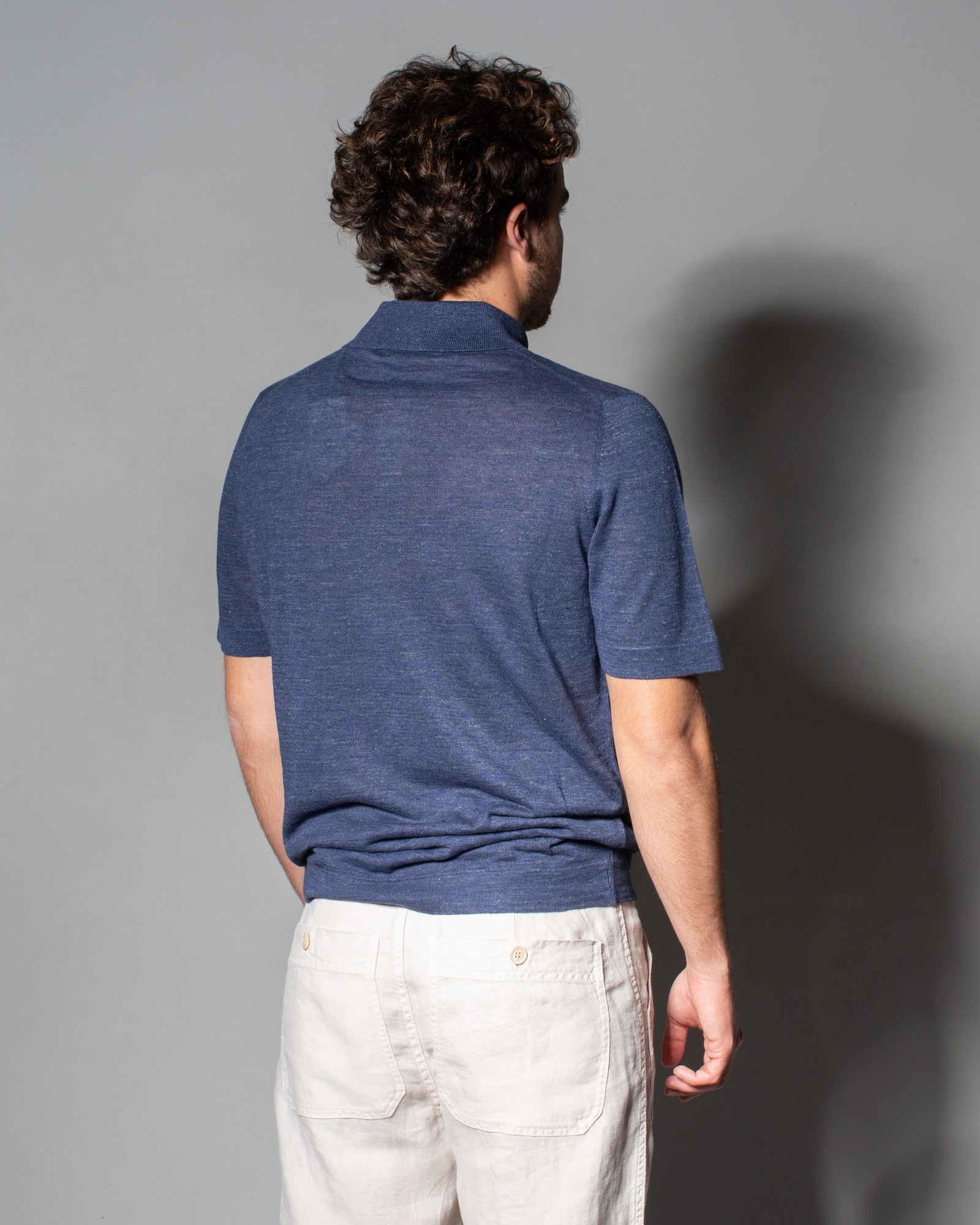 BRUNELLO CUCINELLI - Polo in lino e cotone | macciocu.com