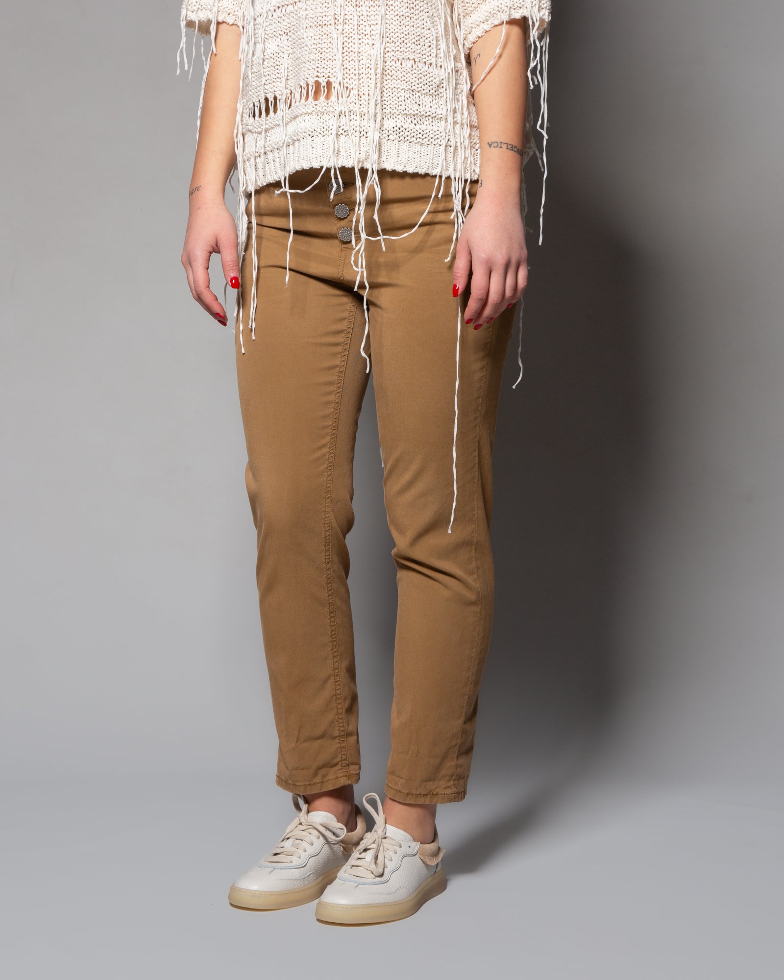 DONDUP - Pantaloni Koons in cotone e lyocell | macciocu.com