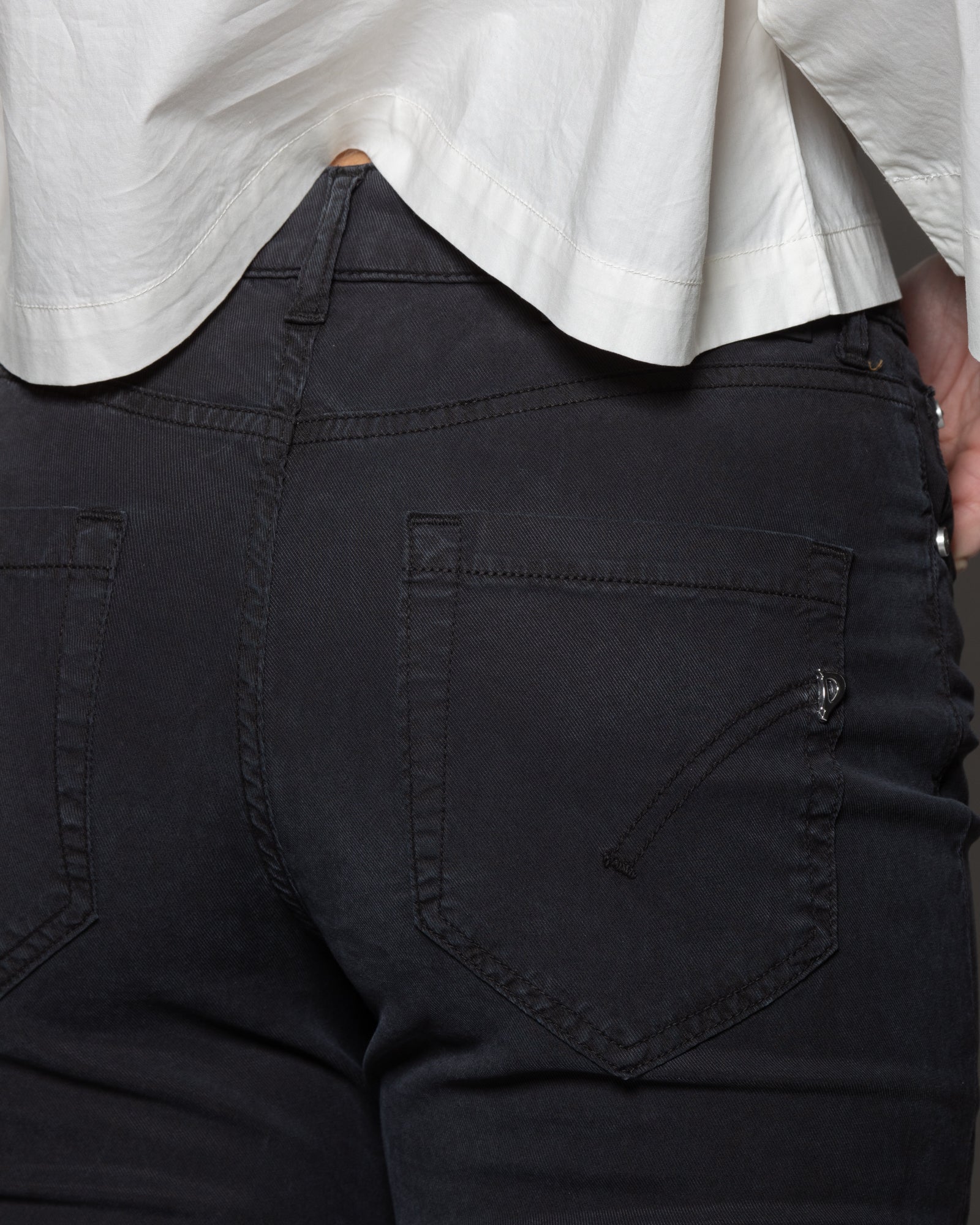 DONDUP - Pantaloni Koons in cotone e lyocell | macciocu.com