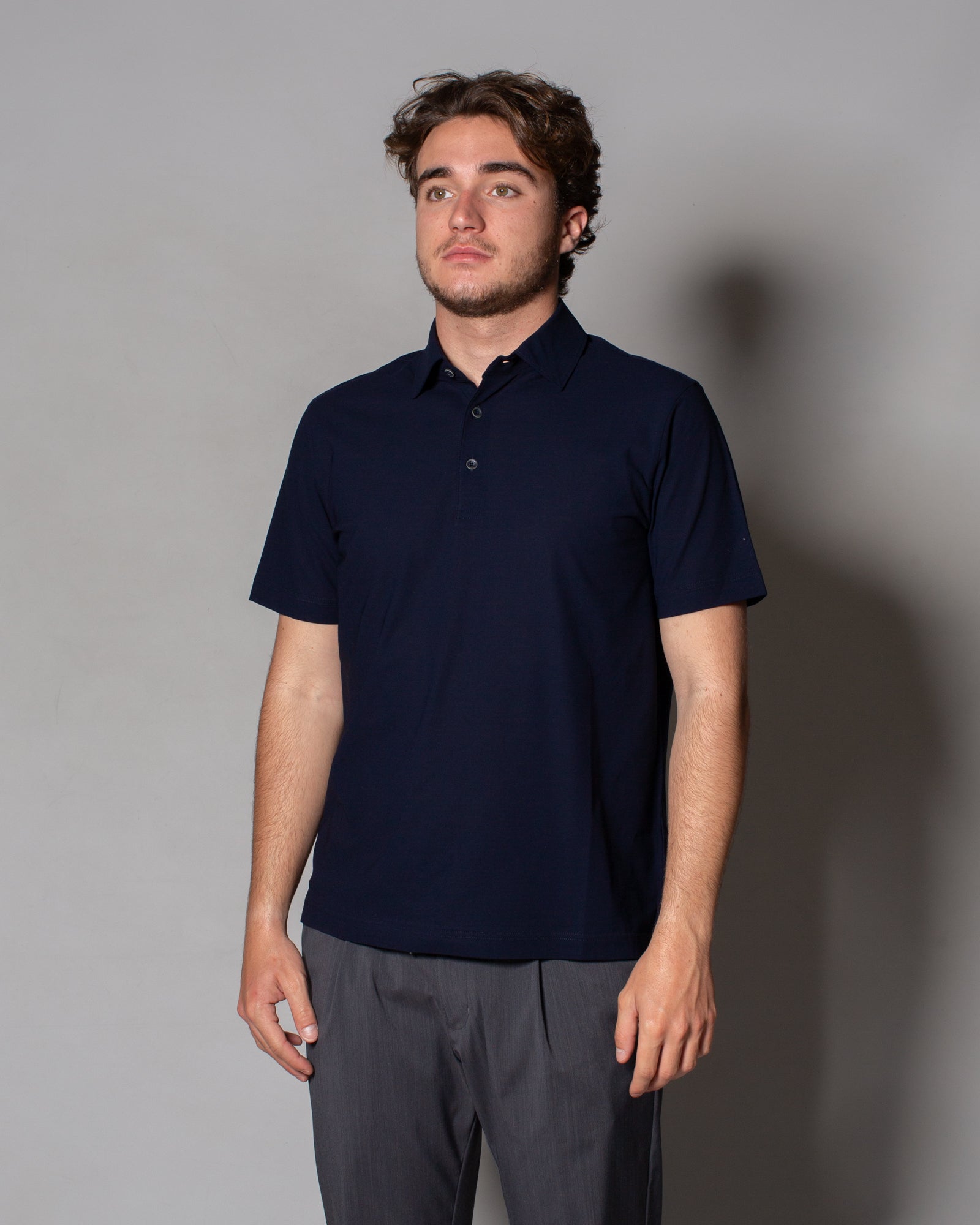 HERNO - Polo in crêpe di cotone | macciocu.com