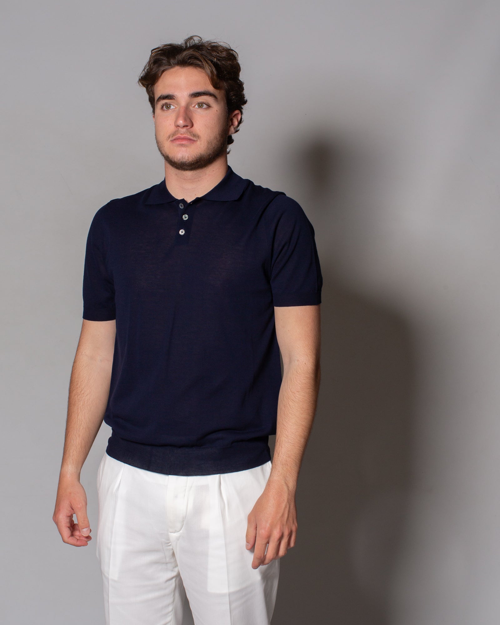 HINDUSTRIE - Polo in crêpe di cotone | macciocu.com