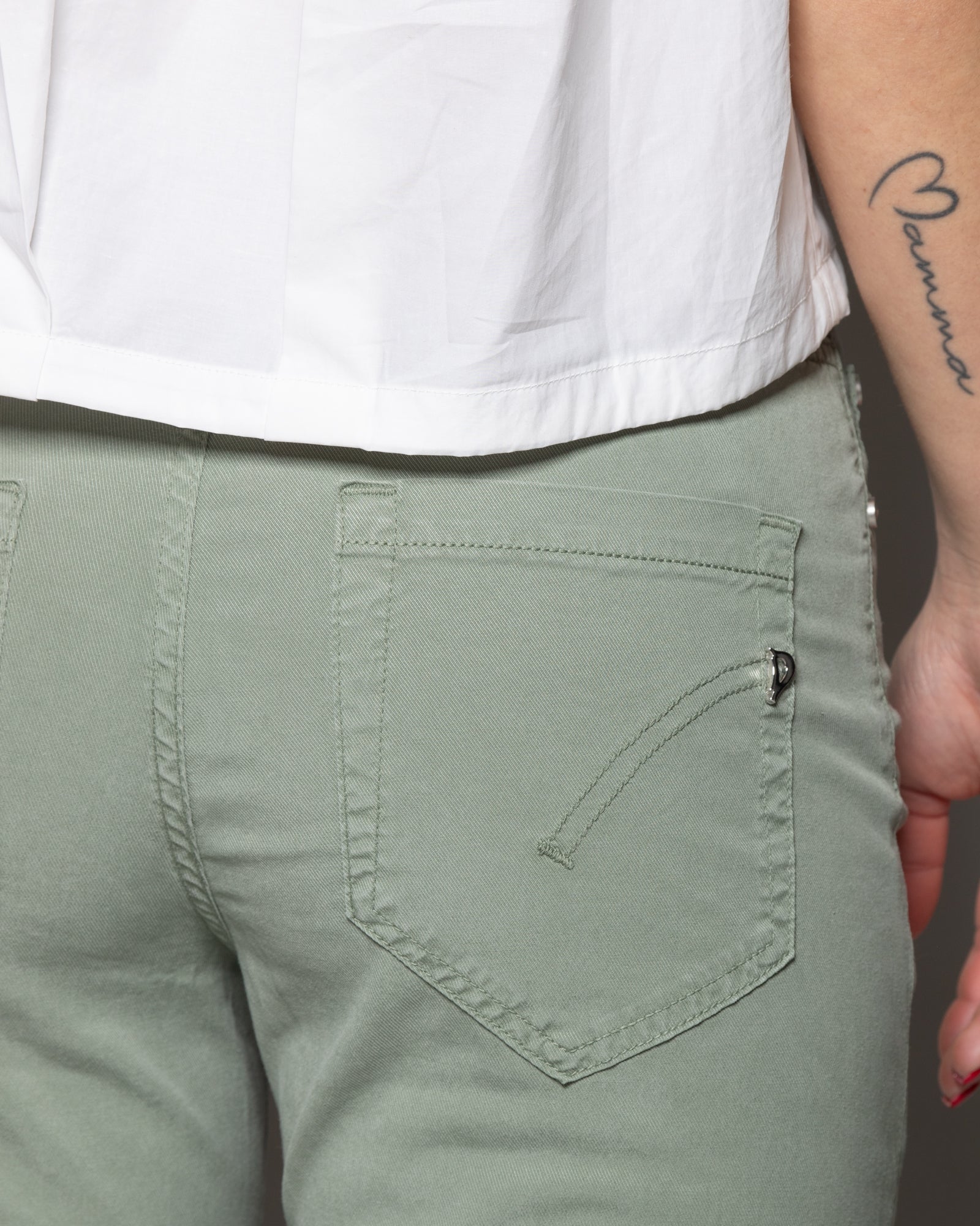 DONDUP - Pantaloni Koons in cotone e lyocell | macciocu.com