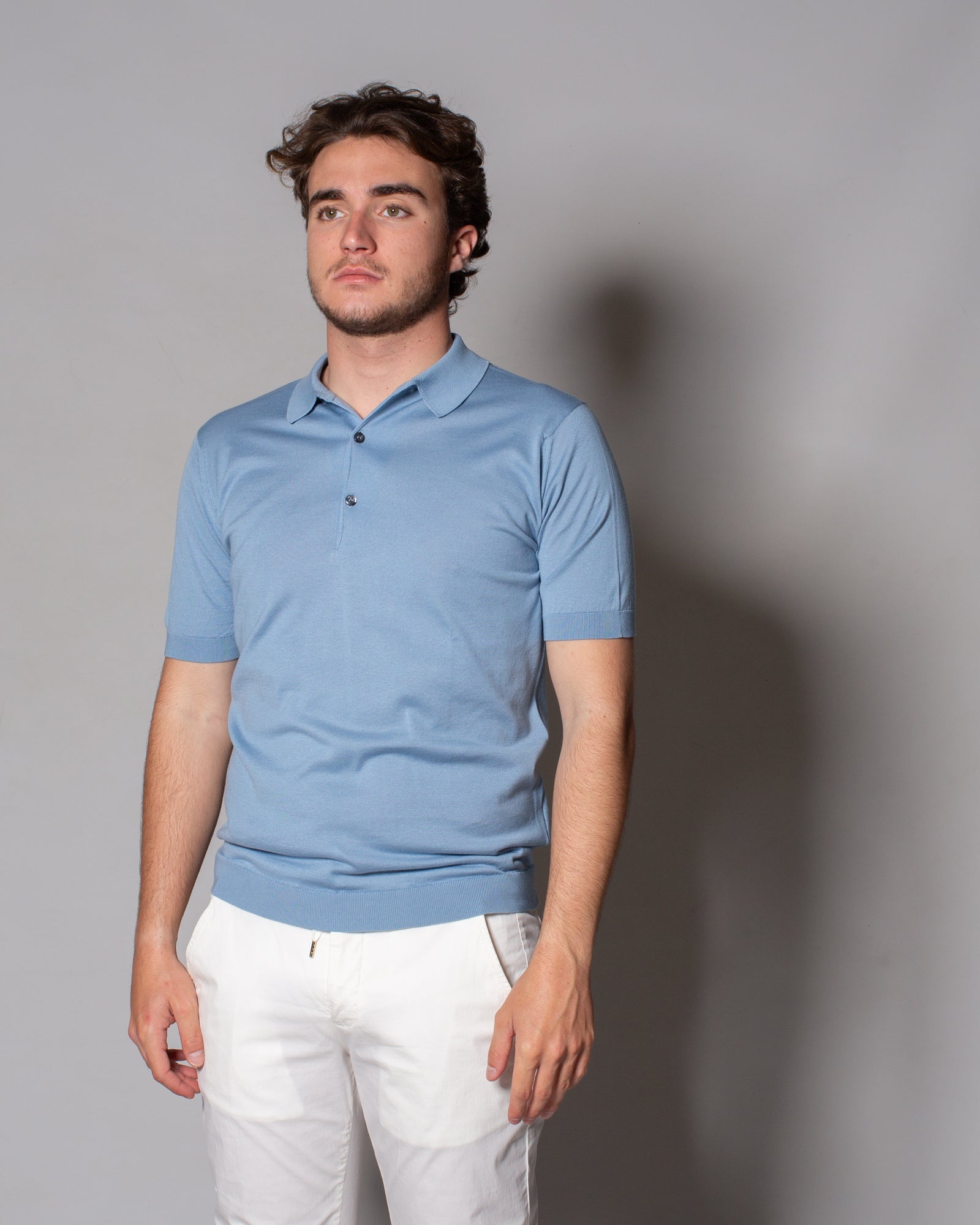 JOHN SMEDLEY - Polo Adrian in Sea Island cotton | macciocu.com