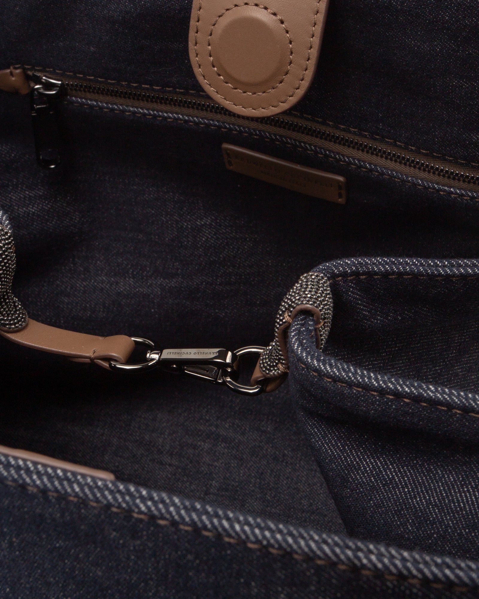 BRUNELLO CUCINELLI - Borsa BC Duo in denim | macciocu.com