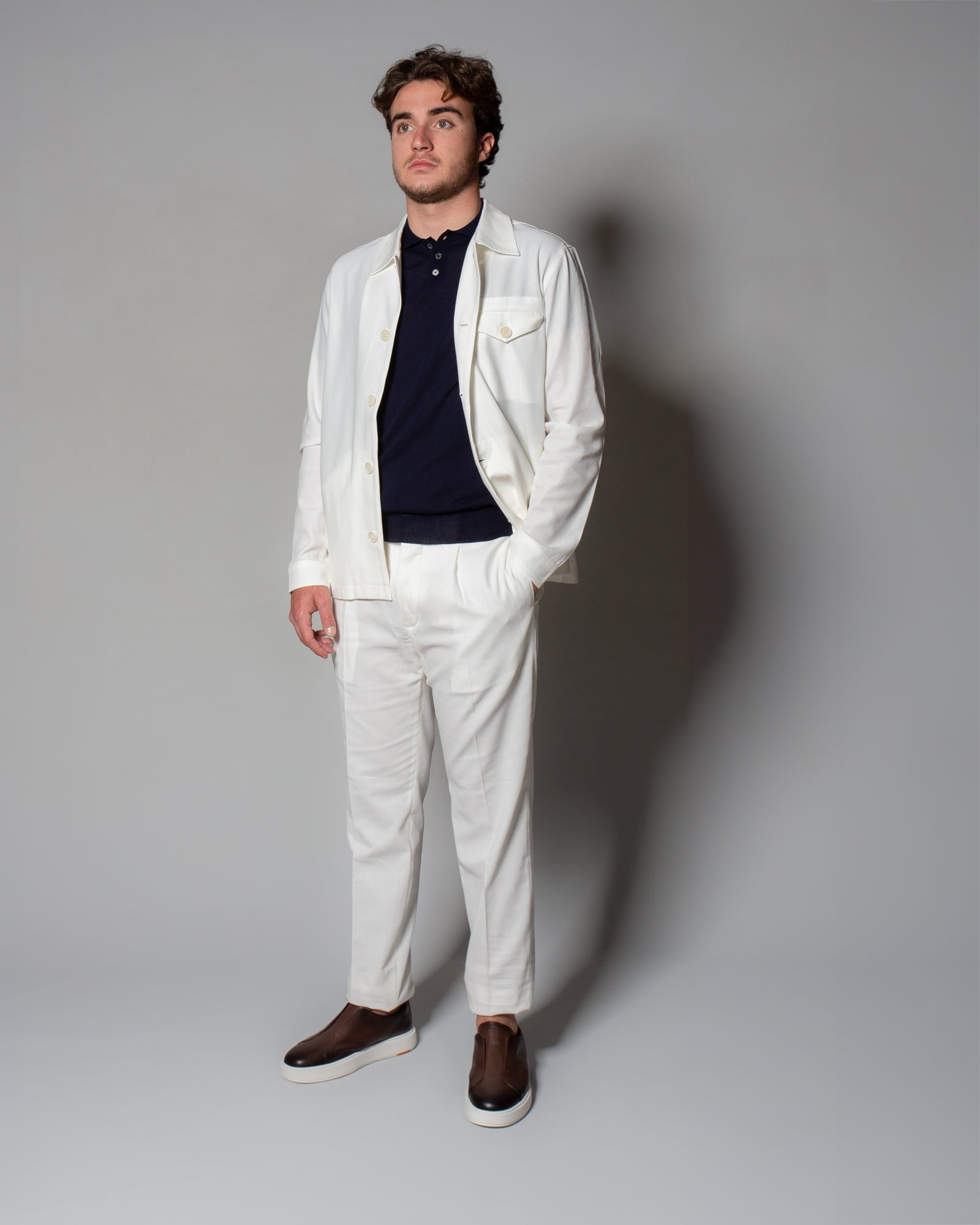 HINDUSTRIE - Pantaloni chino con pinces | macciocu.com