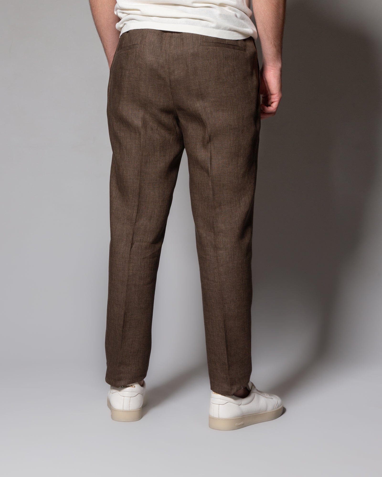 BRIGLIA - Pantaloni jogger in lino | macciocu.com