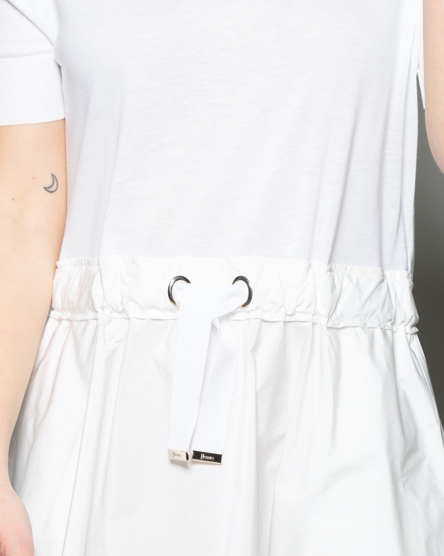 HERNO - Abito in cotone e taffetà | macciocu.com