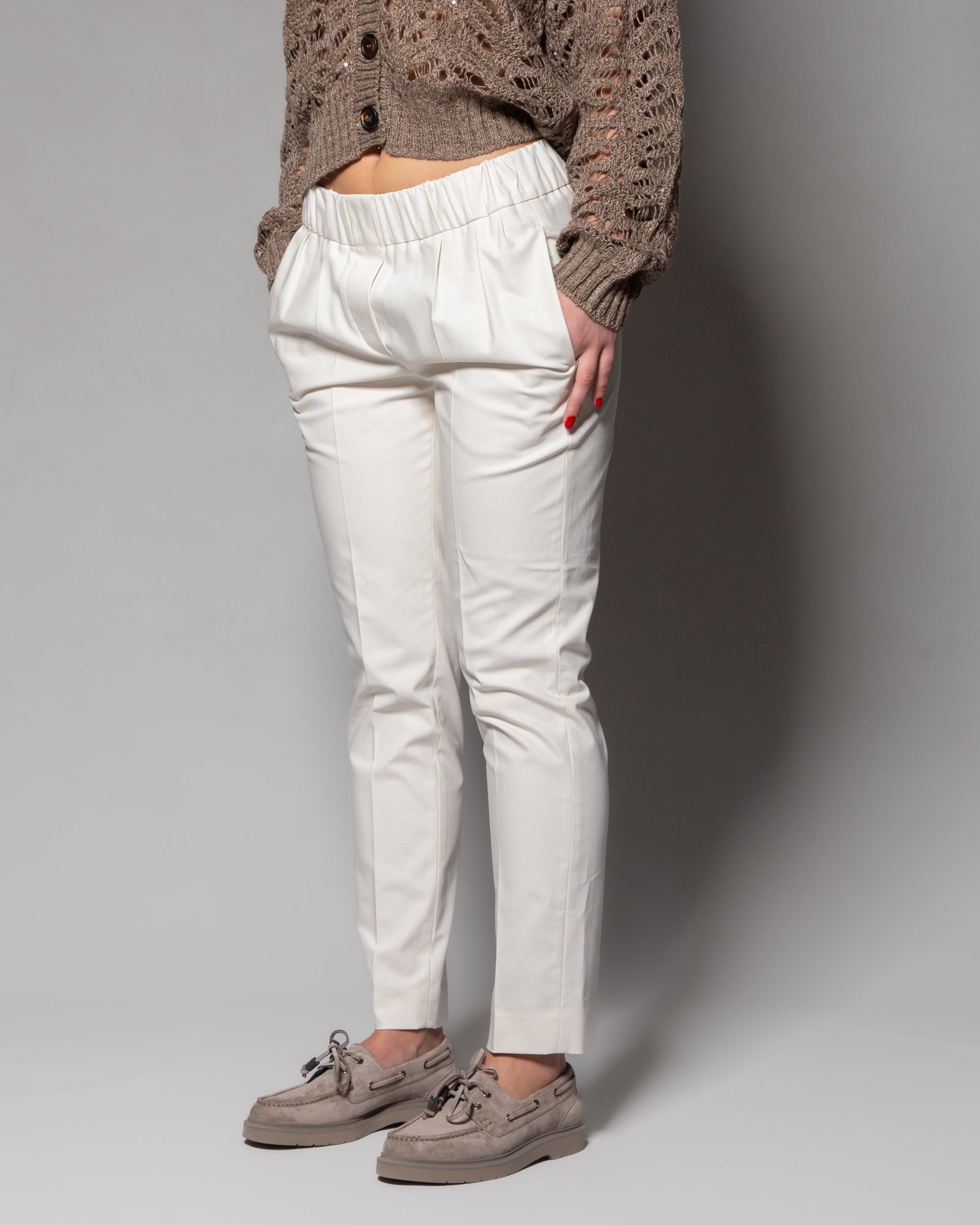 BRUNELLO CUCINELLI - Pantaloni jogger in cotone | macciocu.com