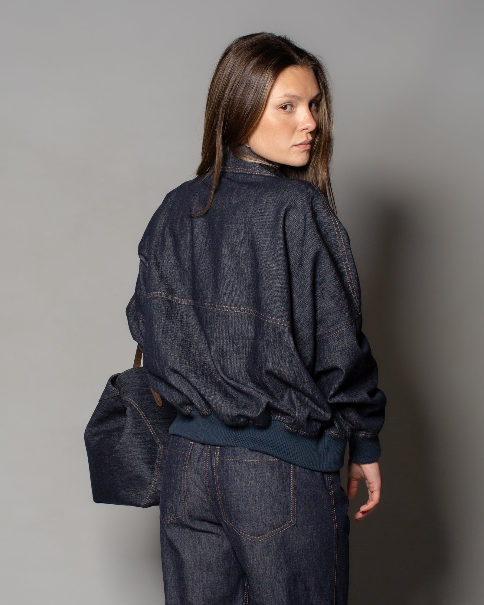 BRUNELLO CUCINELLI - Bomber in denim | macciocu.com