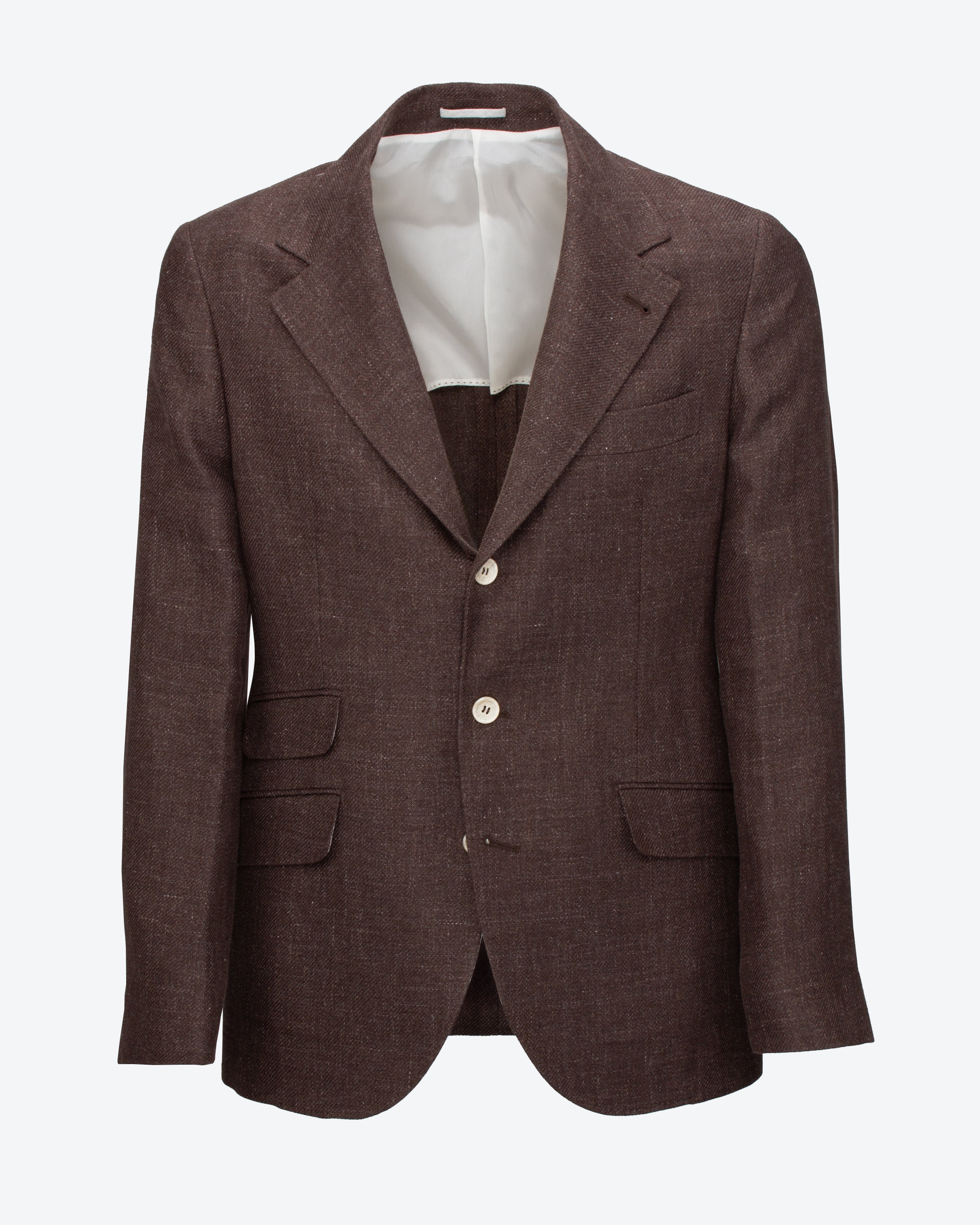 BRUNELLO CUCINELLI - Giacca Cavallo in lino, lana e seta | macciocu.com