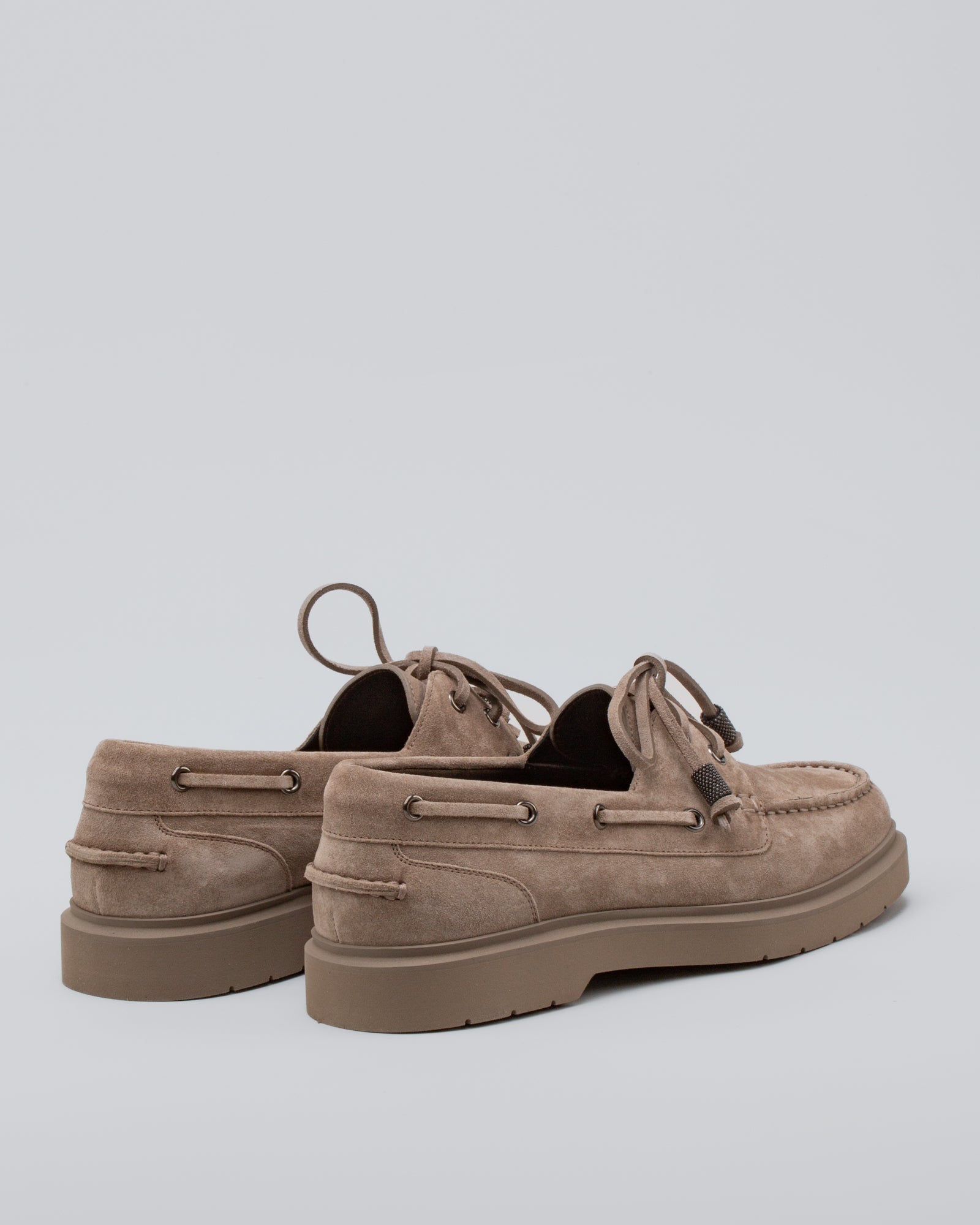 BRUNELLO CUCINELLI - Mocassino barca in suede | macciocu.com