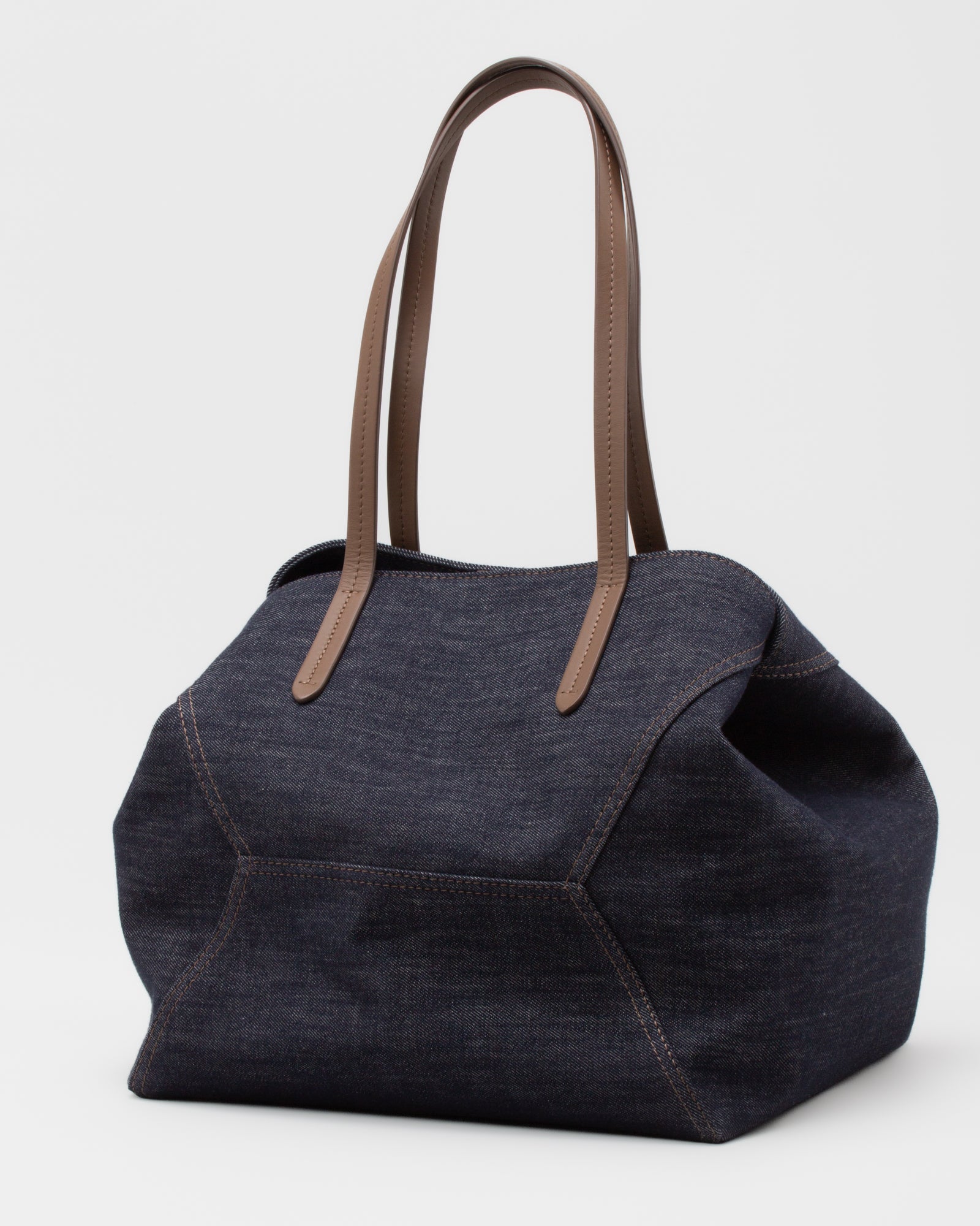BRUNELLO CUCINELLI - Borsa BC Duo in denim | macciocu.com