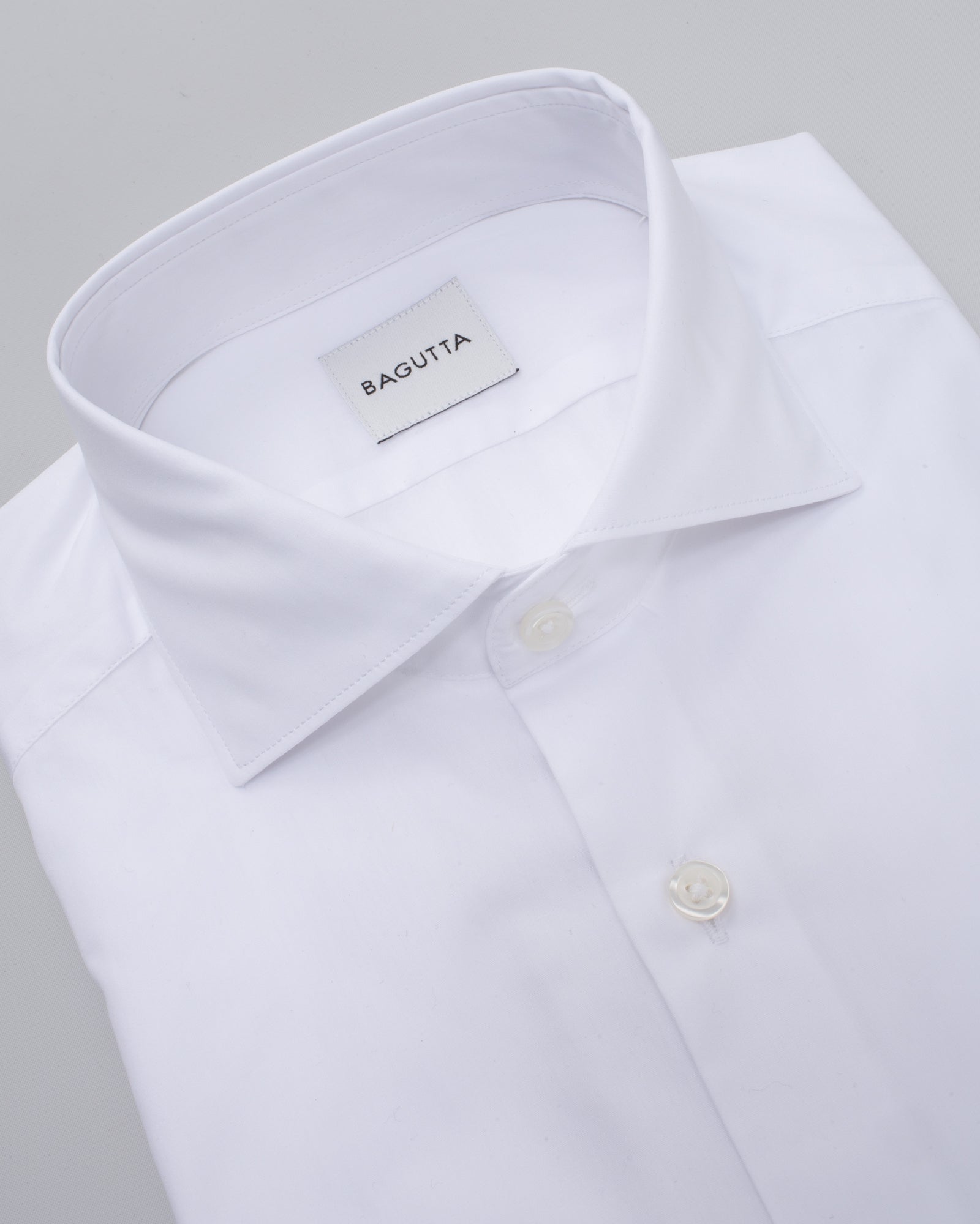 BAGUTTA - Camicia slim in popeline di cotone | macciocu.com