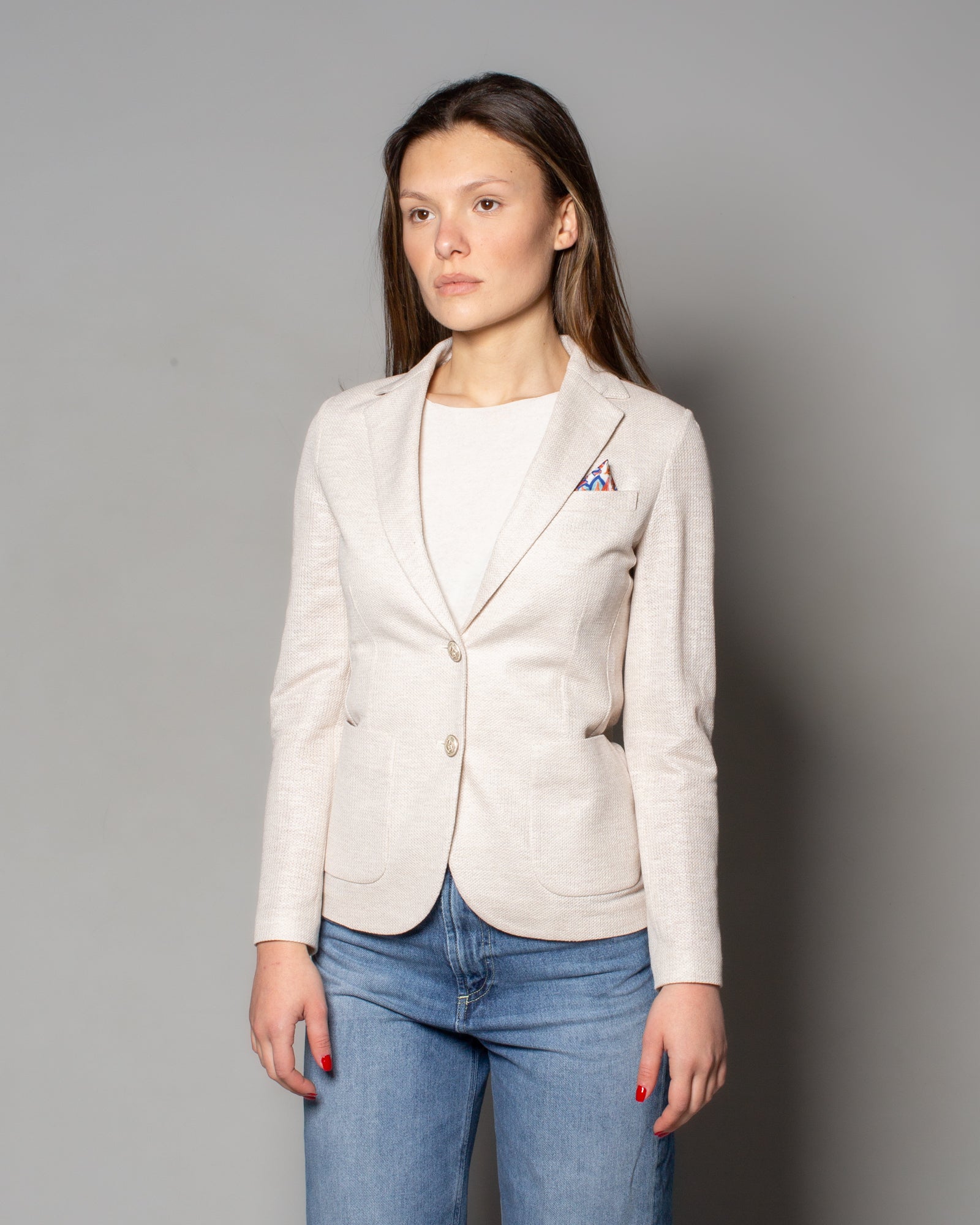 CIRCOLO 1901 - Giacca in lino e cotone | macciocu.com