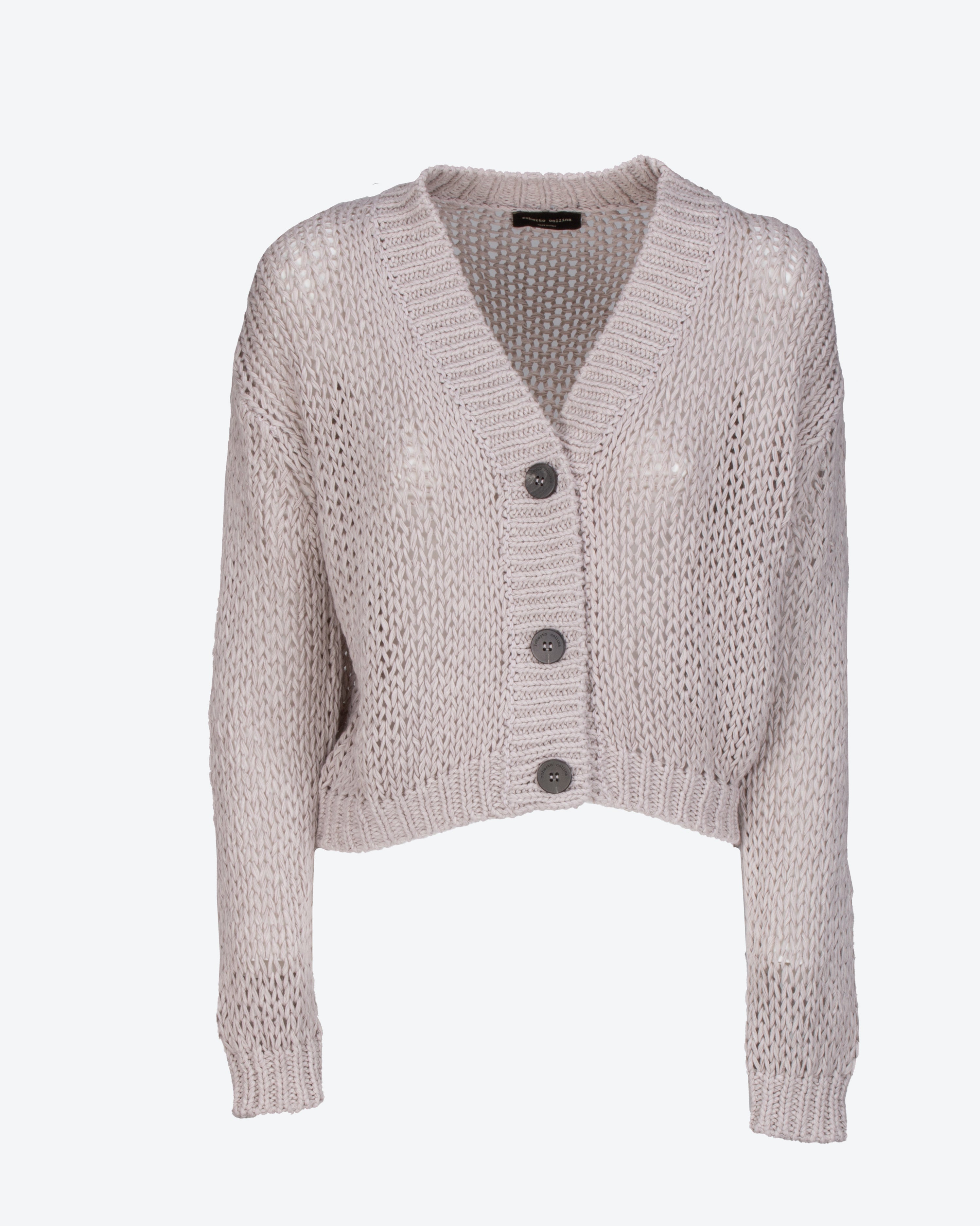 ROBERTO COLLINA - Cardigan boxy con bottoni | macciocu.com