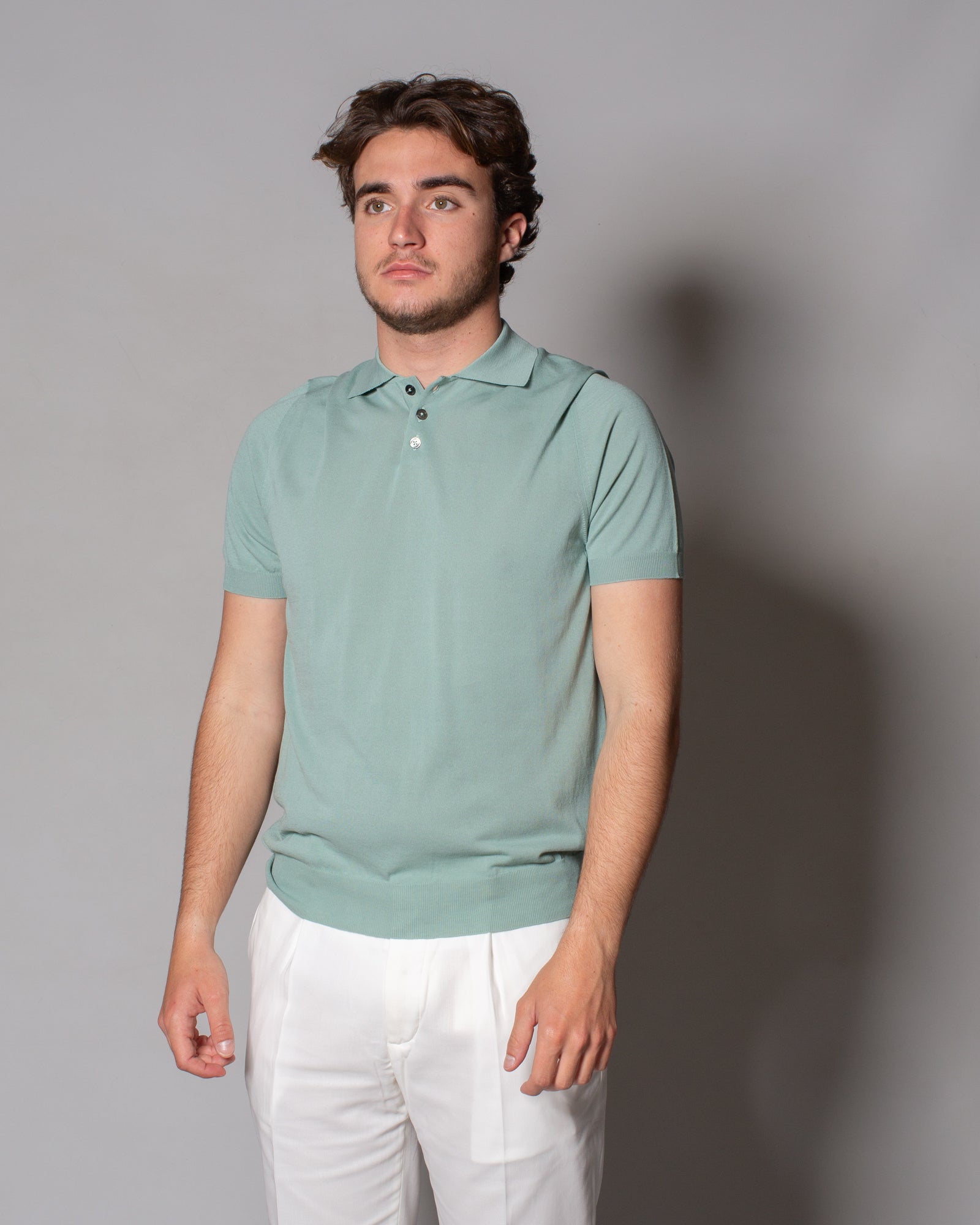 HINDUSTRIE - Polo in crêpe di cotone | macciocu.com