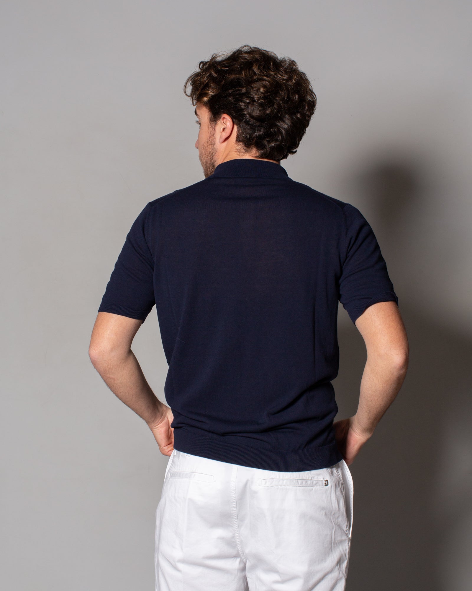 ROBERTO COLLINA - Polo in crêpe di cotone | macciocu.com