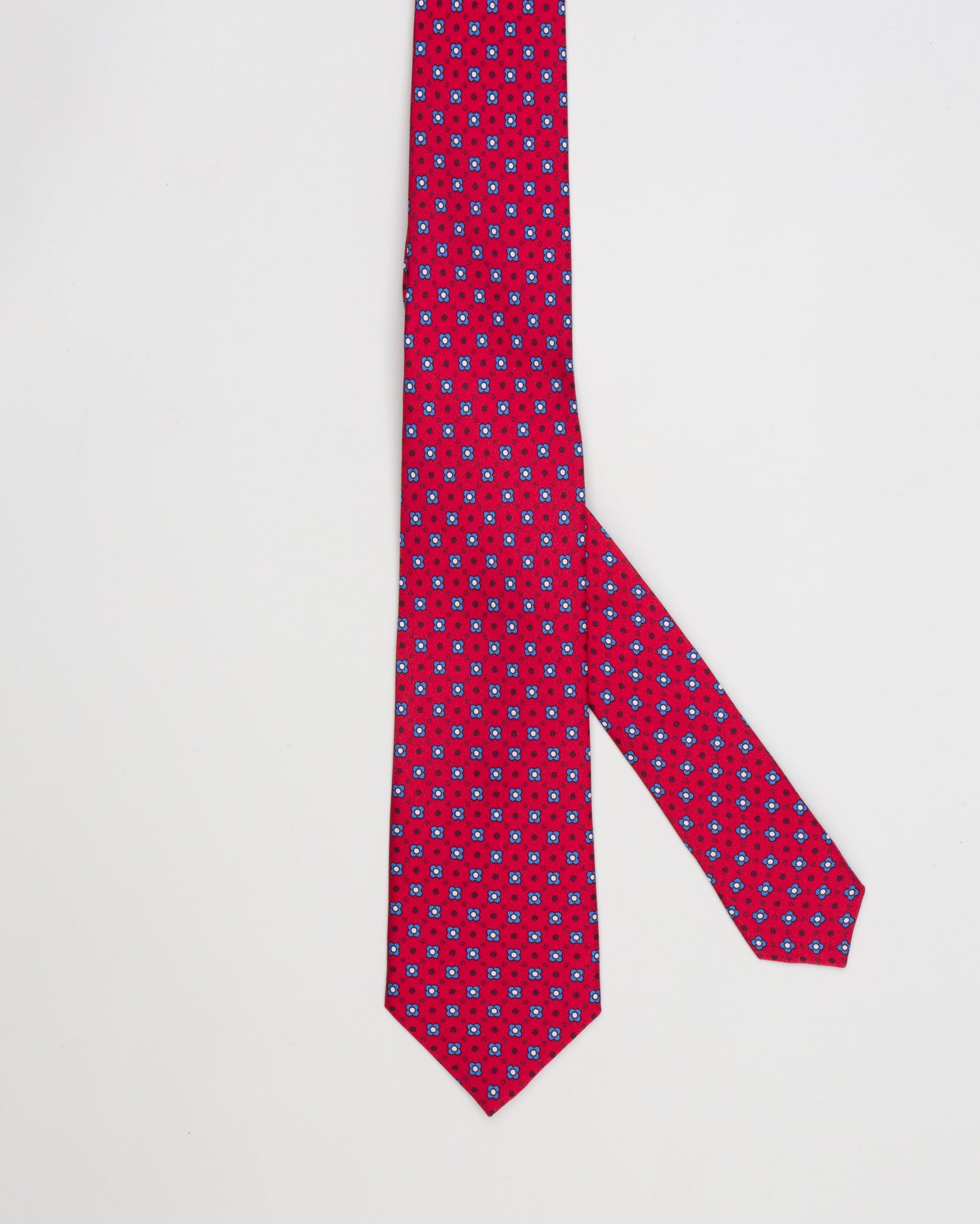 MACCIOCU - Cravatta in seta con fiorellino | macciocu.com