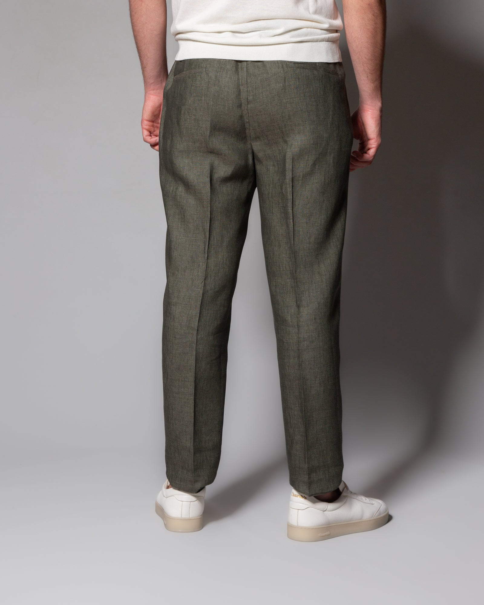 BRIGLIA - Pantaloni jogger in lino | macciocu.com