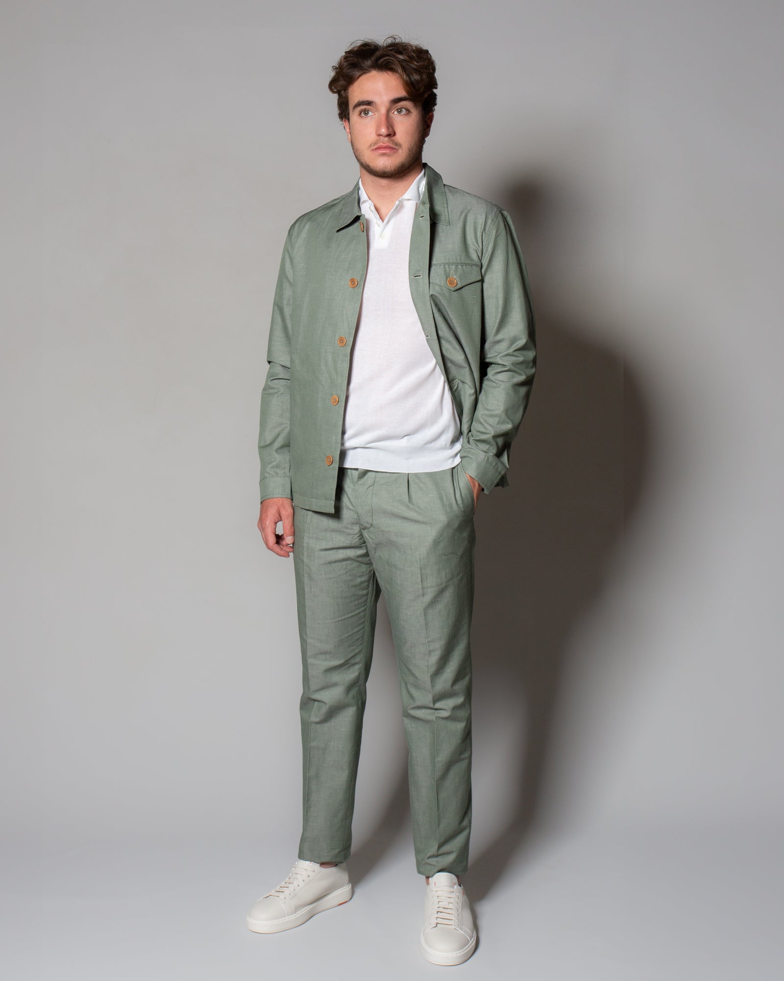 HINDUSTRIE - Pantaloni chino con pinces | macciocu.com