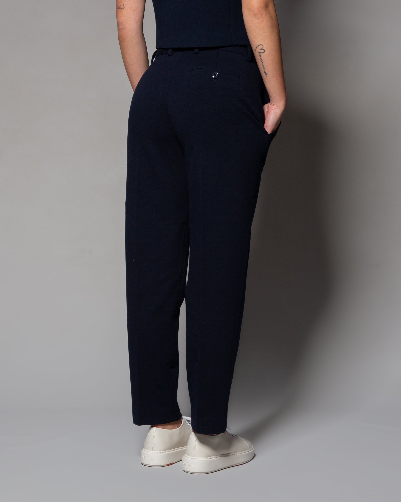 CIRCOLO 1901 - Pantaloni carrot in jersey di cotone | macciocu.com
