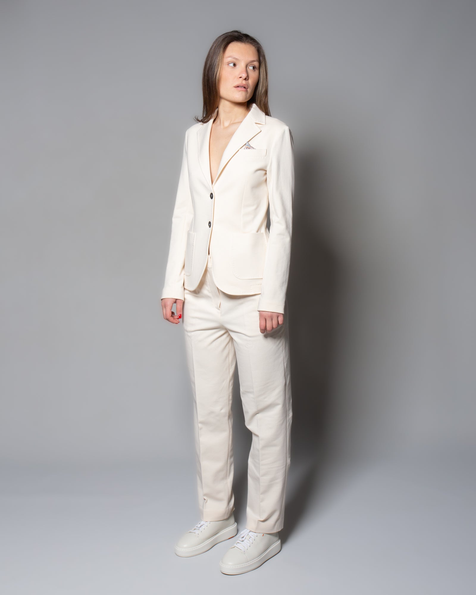 CIRCOLO 1901 - Pantaloni carrot in jersey di cotone | macciocu.com