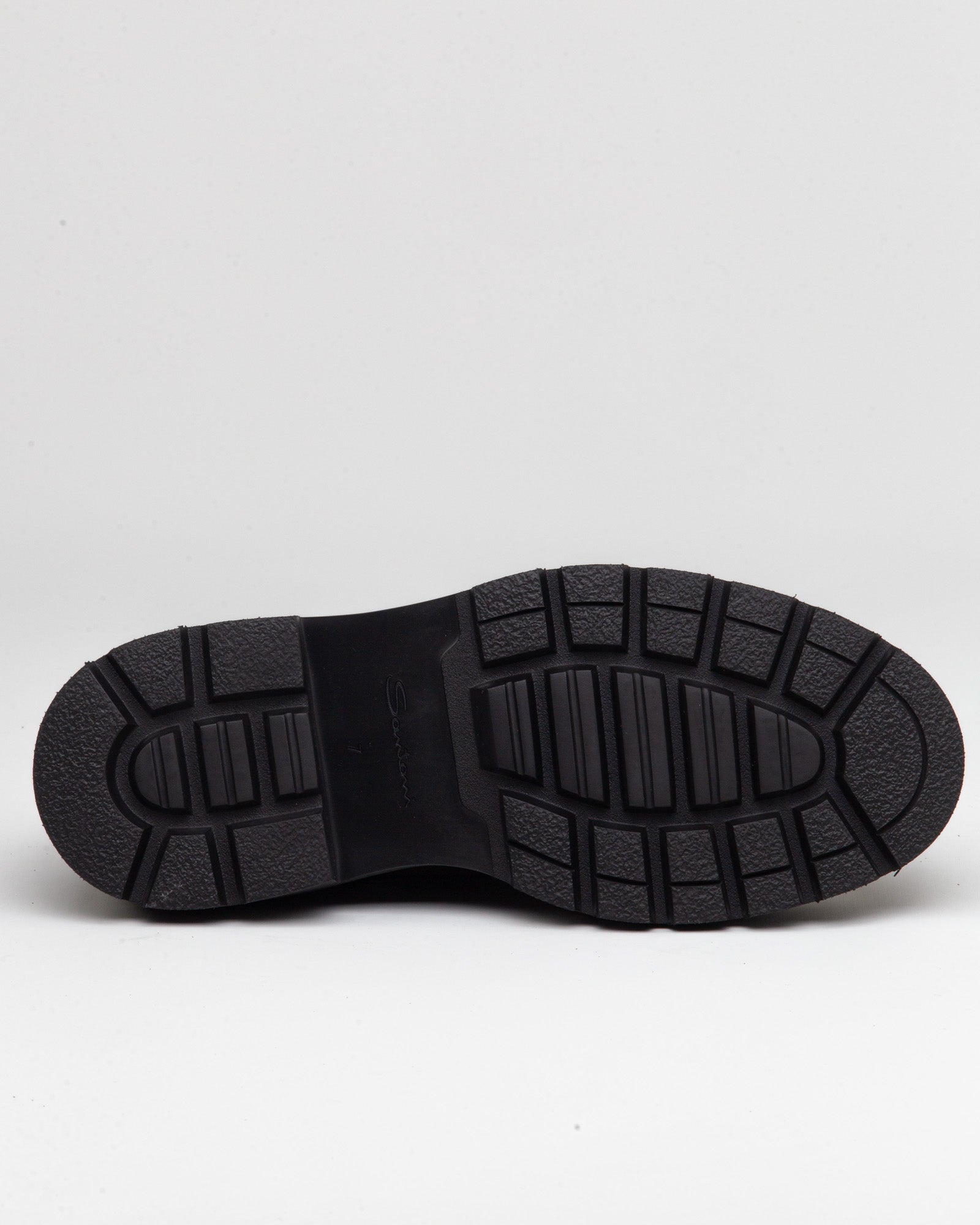 Doppia fibbia brogue fondo carrarmato - SANTONI | Risvolto.com