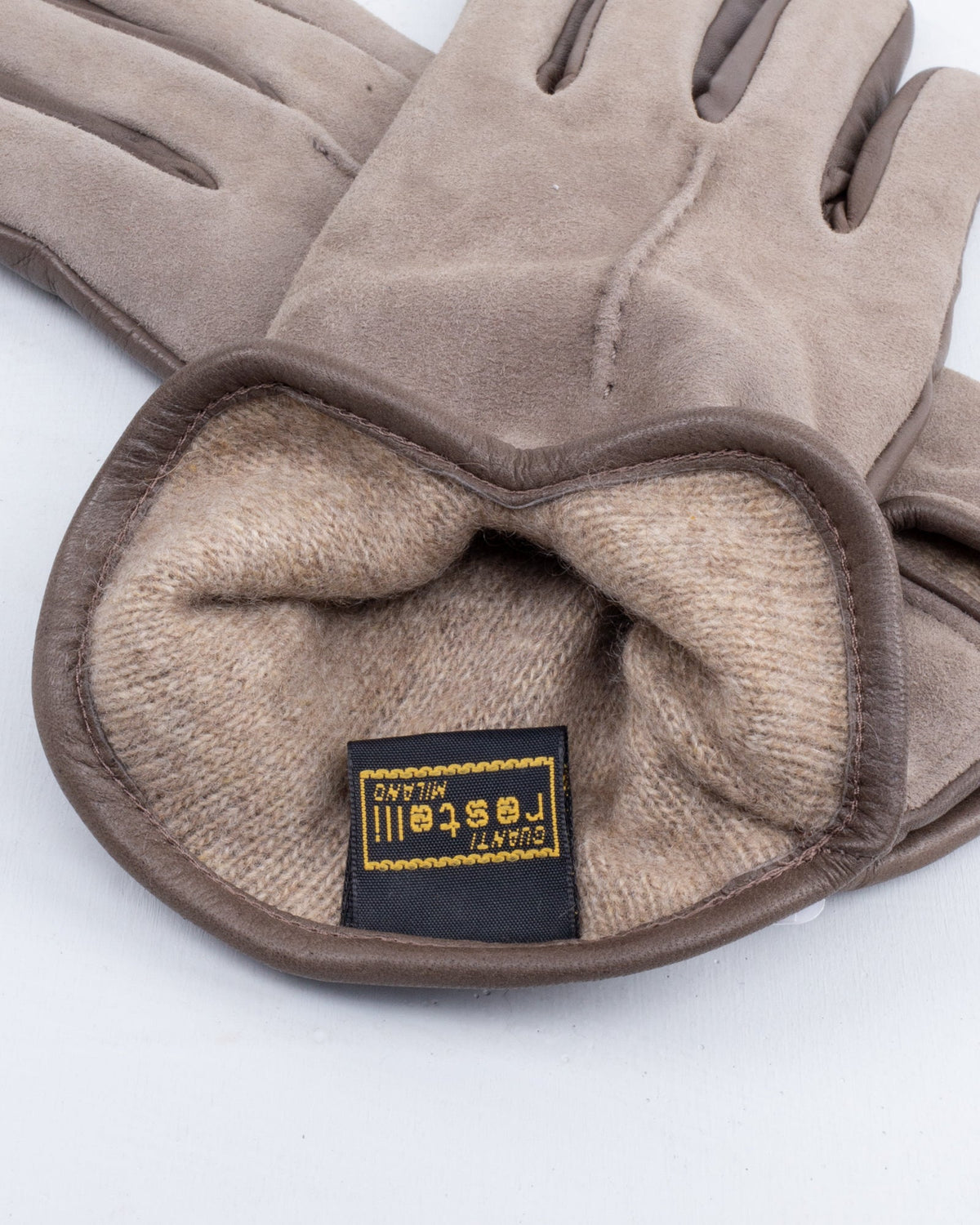 Guanti in nappa e pelle scamosciata - RESTELLI | Risvolto.com