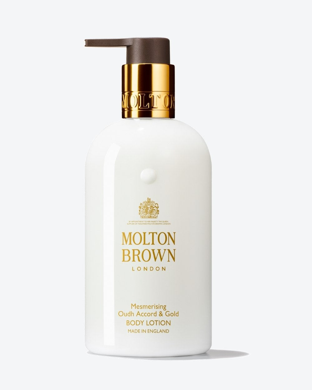 Mesmerising Oudh Accord & Gold Body Lotion - MOLTON BROWN London | Risvolto.com