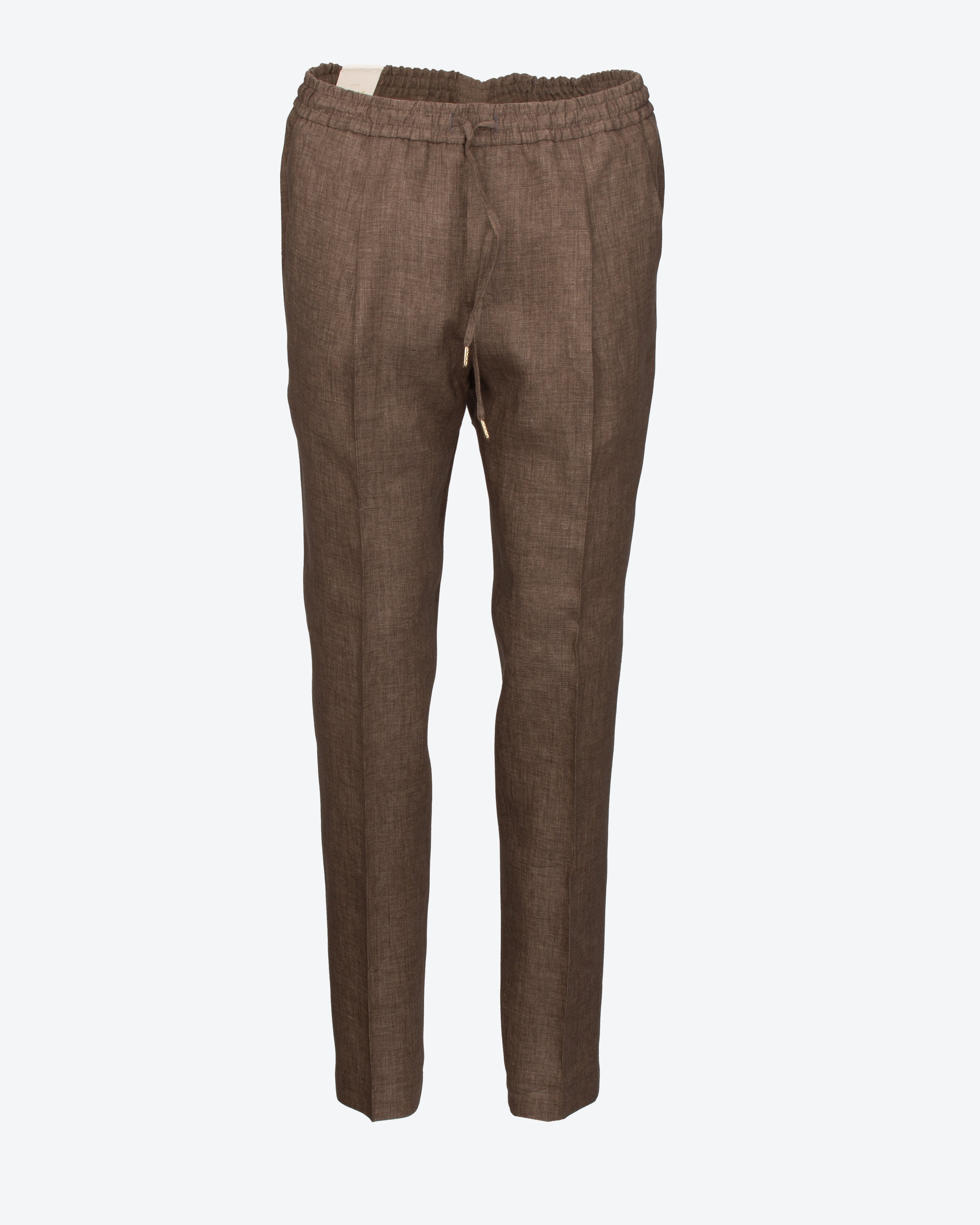 BRIGLIA - Pantaloni jogger in lino | macciocu.com