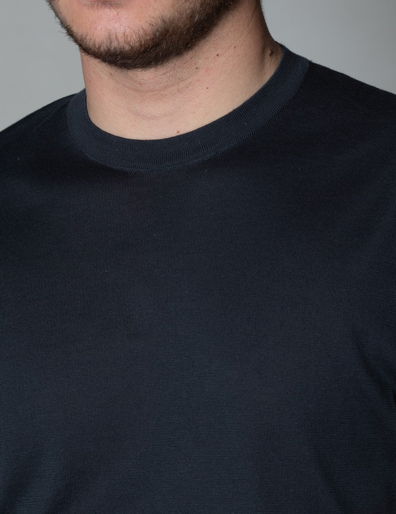 JOHN SMEDLEY - T-Shirt Kempton in Sea Island cotton | macciocu.com