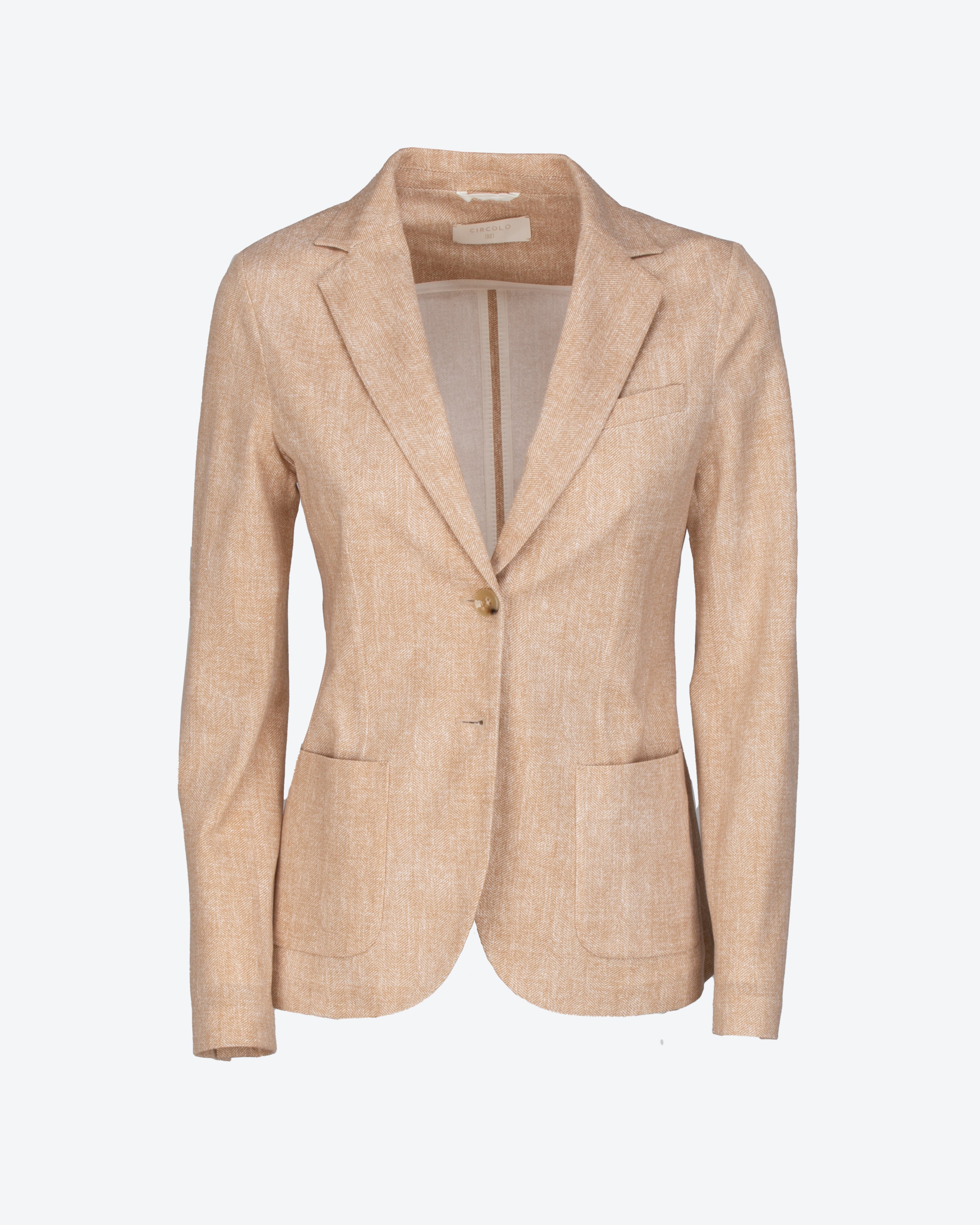 CIRCOLO 1901 - Giacca in jersey di cotone spigata | macciocu.com