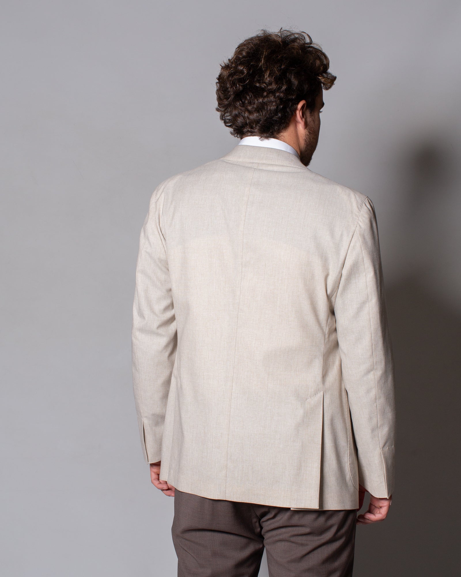 Wool, cotton and silk jacket –