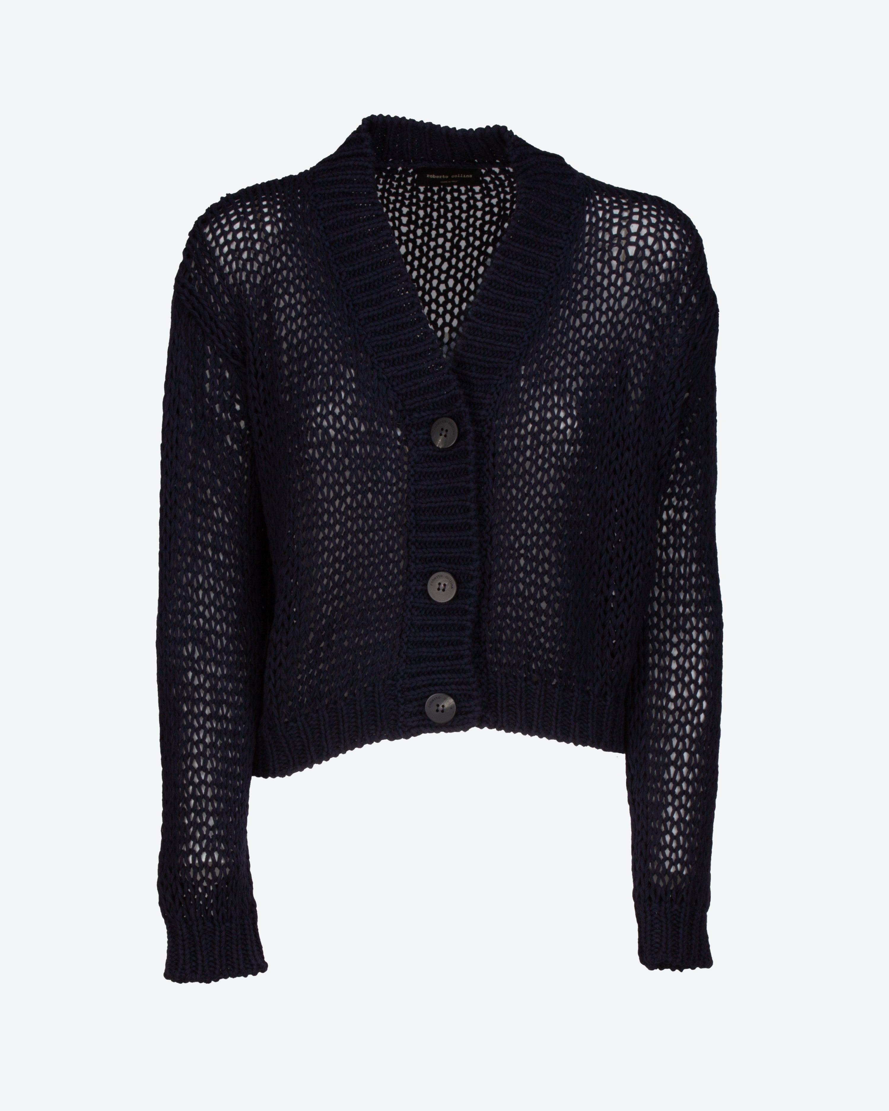 ROBERTO COLLINA - Cardigan boxy con bottoni | macciocu.com