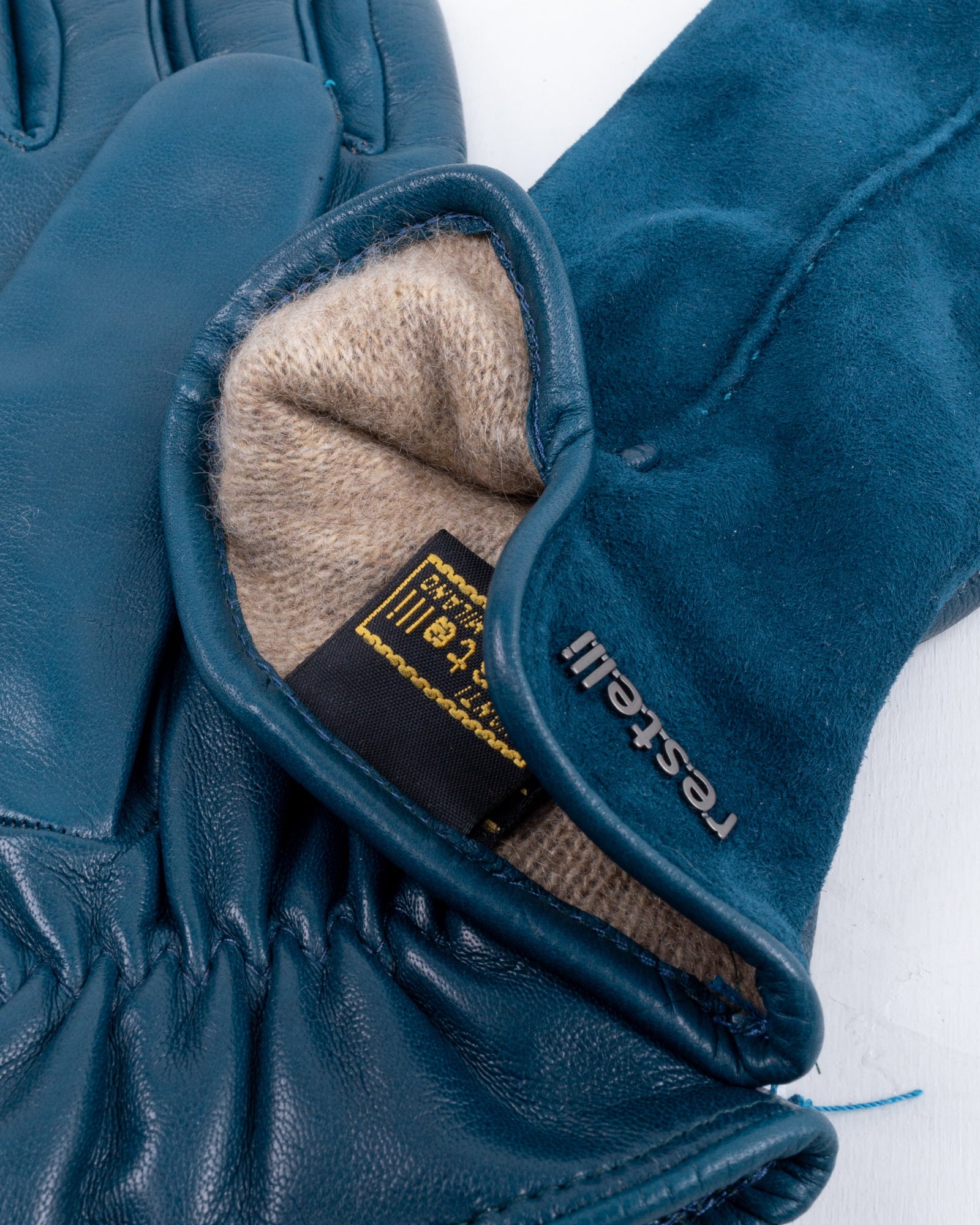 Guanti in nappa e pelle scamosciata - RESTELLI | Risvolto.com